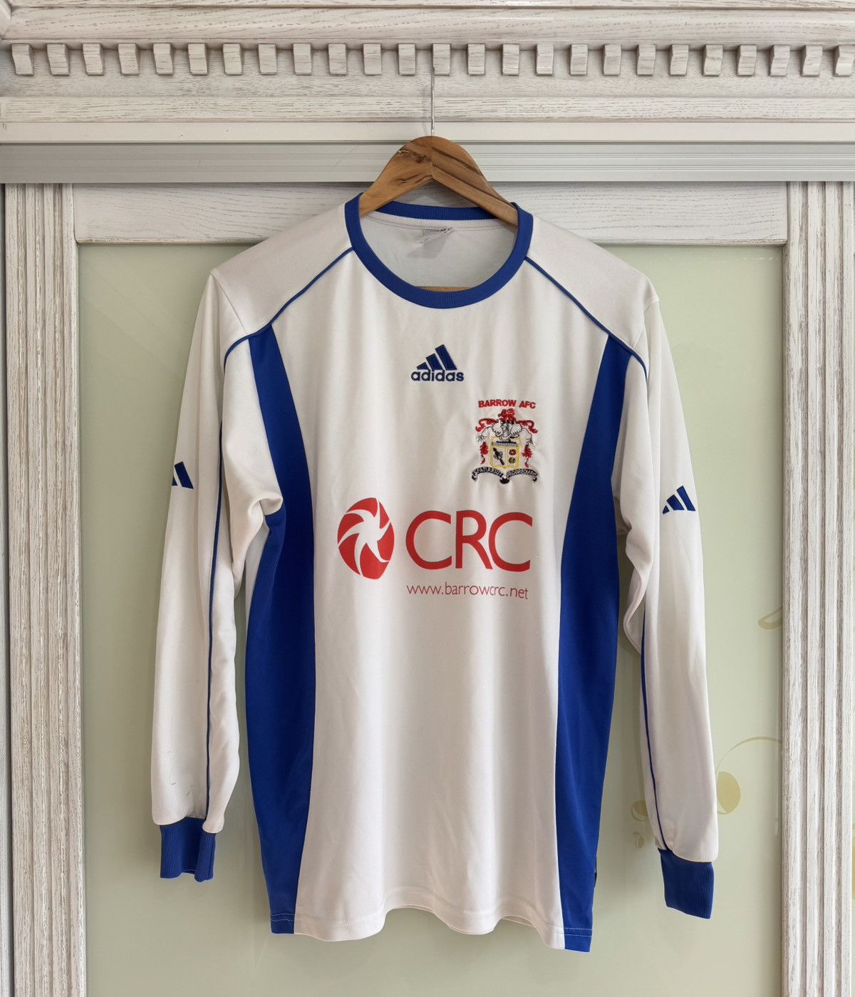 Adidas × Vintage Vintage Barrow AFC 2003-2004 Home Soccer Long Sleeve Jersey Size US S / EU 44-46 / 1 - 1 Thumbnail