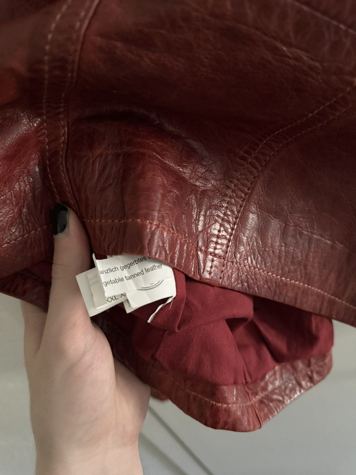 14th Addiction 14th Addiction Style Leather Jacket Red Size US S / EU 44-46 / 1 - 6 Thumbnail