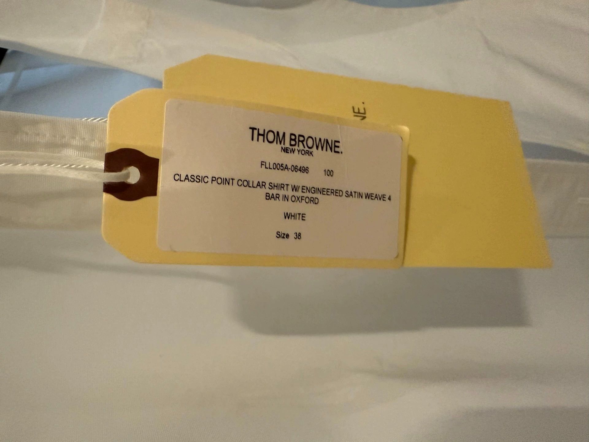 Thom Browne Thom Browne Women's Rare 4-Bar White Oxford Shirt Size XS / US 0-2 / IT 36-38 - 7 Thumbnail
