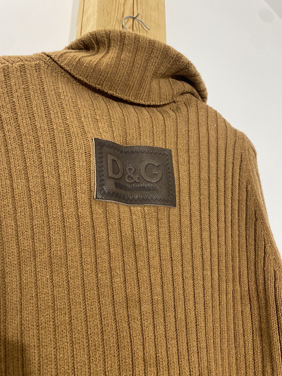 Designer × Dolce & Gabbana × Vintage Dolce & Gabbana zip sweater Brown Y2K vintage Size US M / EU 48-50 / 2 - 5 Thumbnail