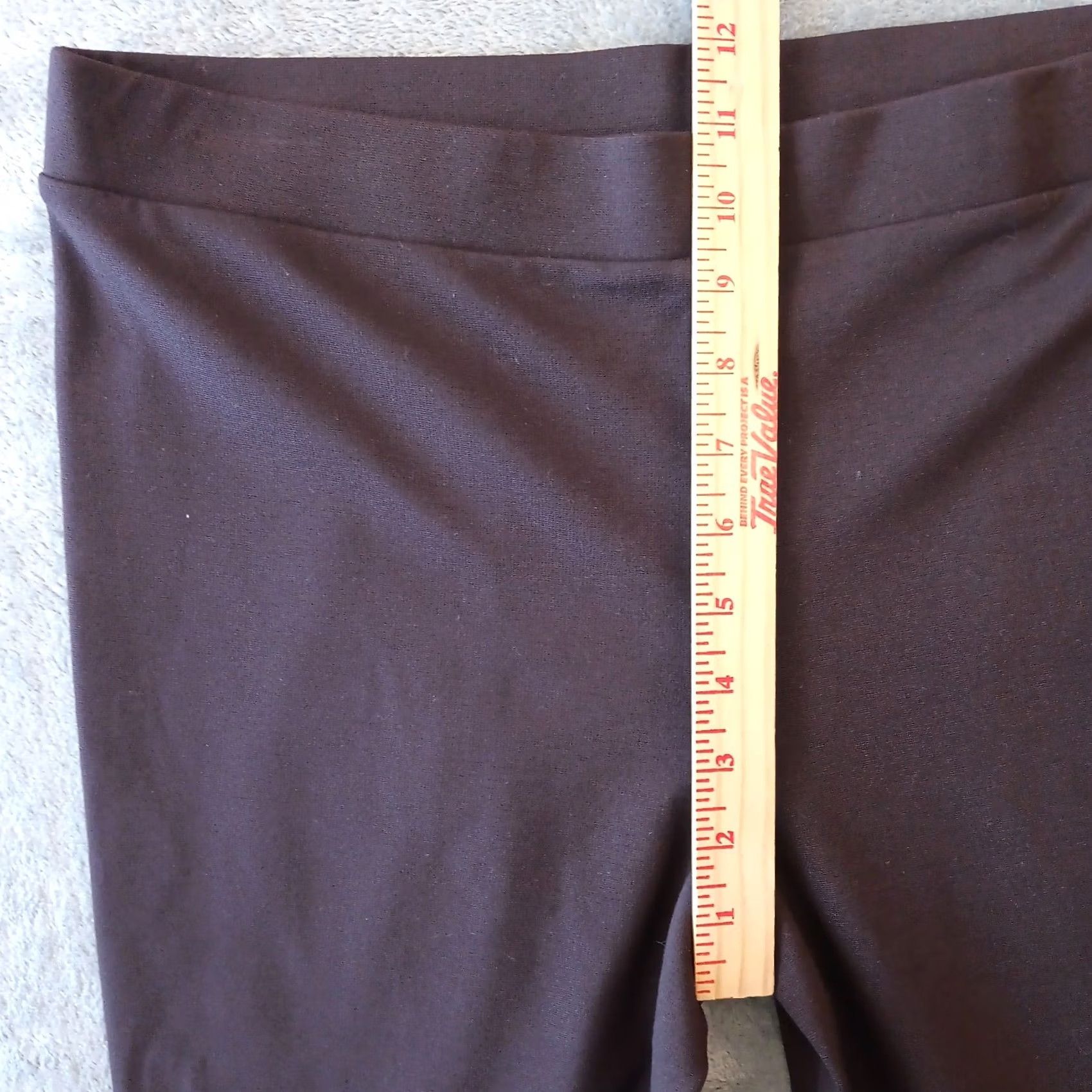 Vintage Philosophy Legging Ankle Pants Womens Large Brown Pull On Skinny Stretch New Size 36" / US 14 / IT 50 - 4 Thumbnail