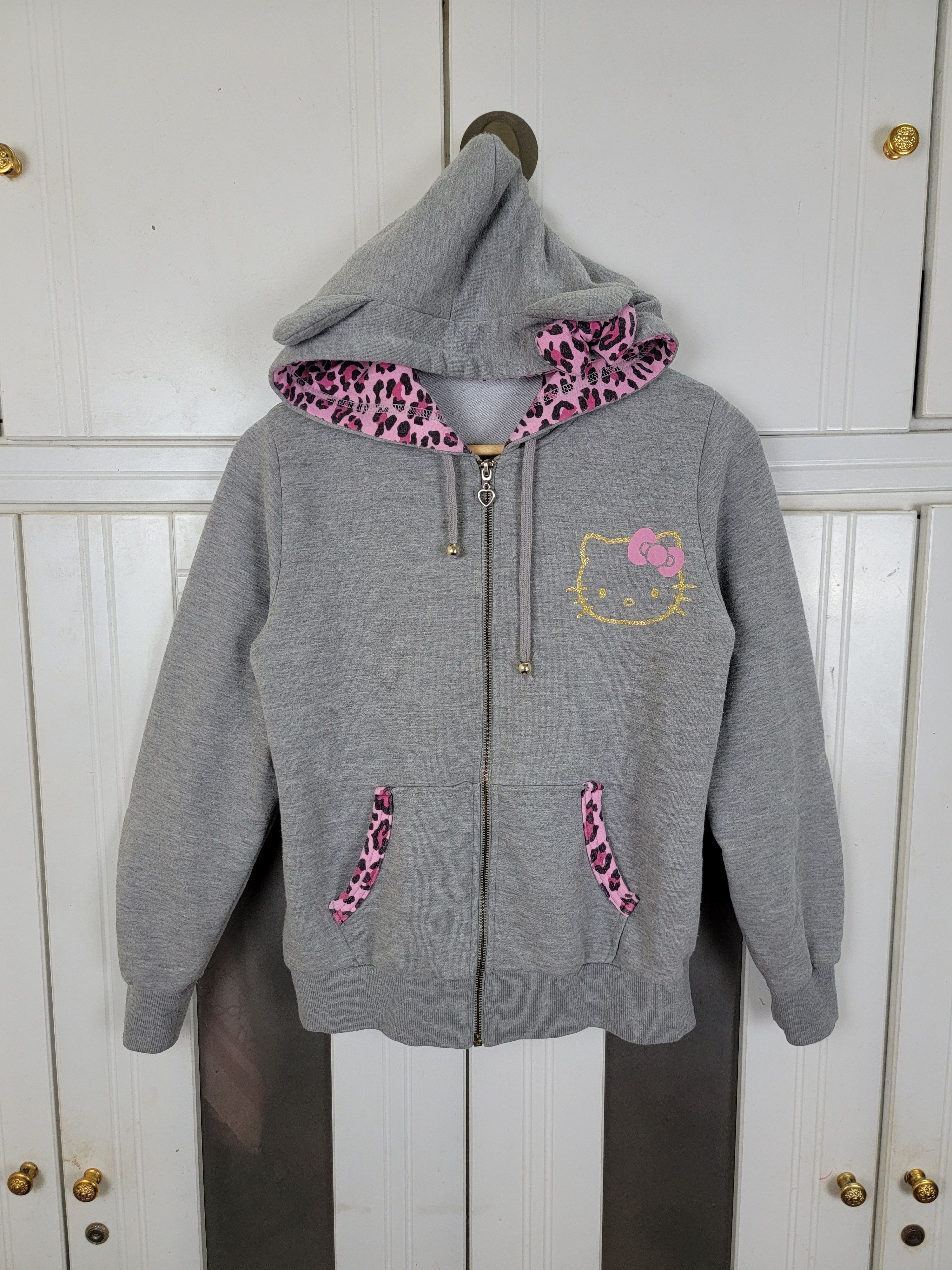 Disney × Japanese Brand × Vintage Vintage Hello Kitty Zipper Hoodies Size US L / EU 52-54 / 3 - 2 Thumbnail