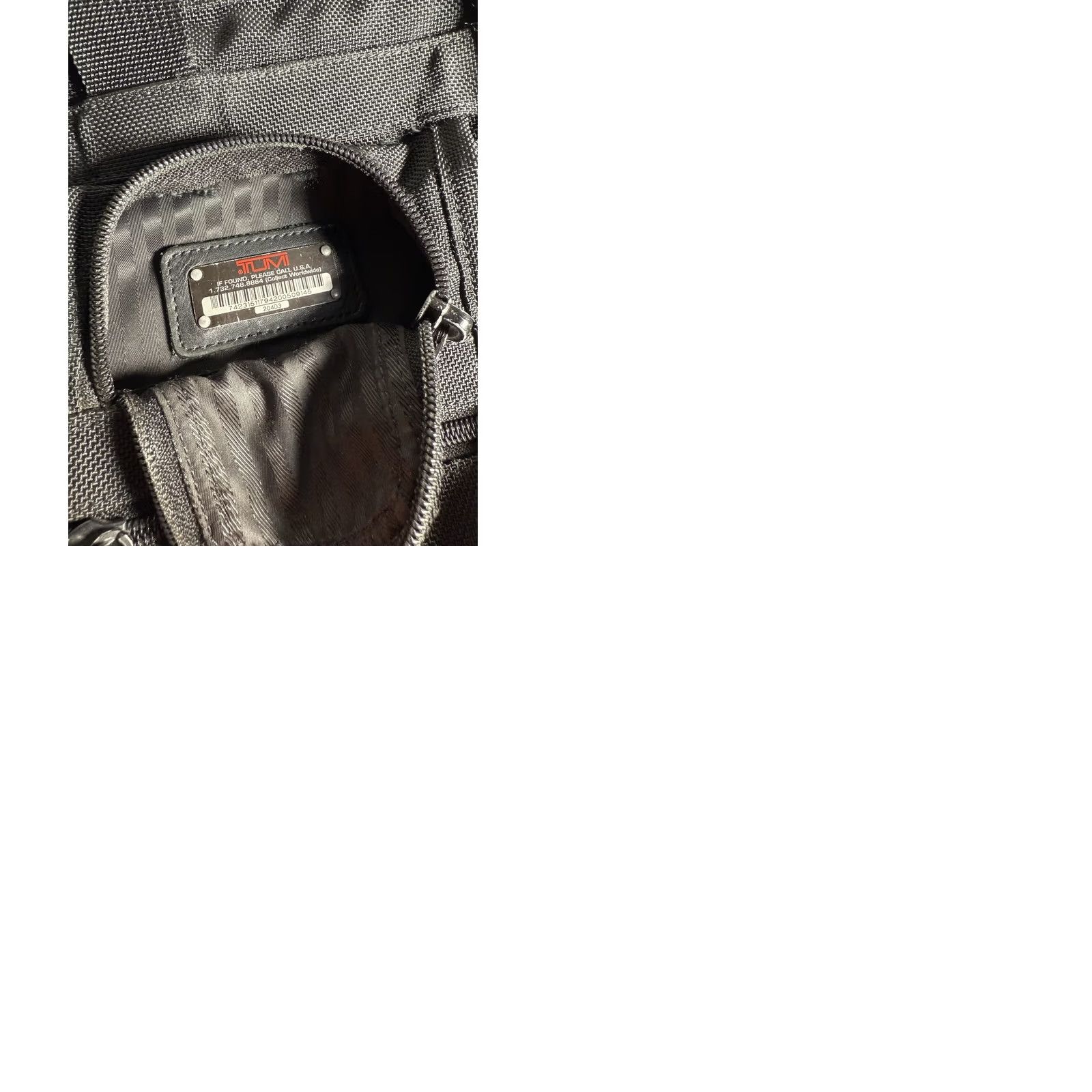 Tumi Tumi Bag Large Black Alpha 204D3 Ballistic Nylon Expandable Briefcase Strap Size ONE SIZE - 9 Thumbnail