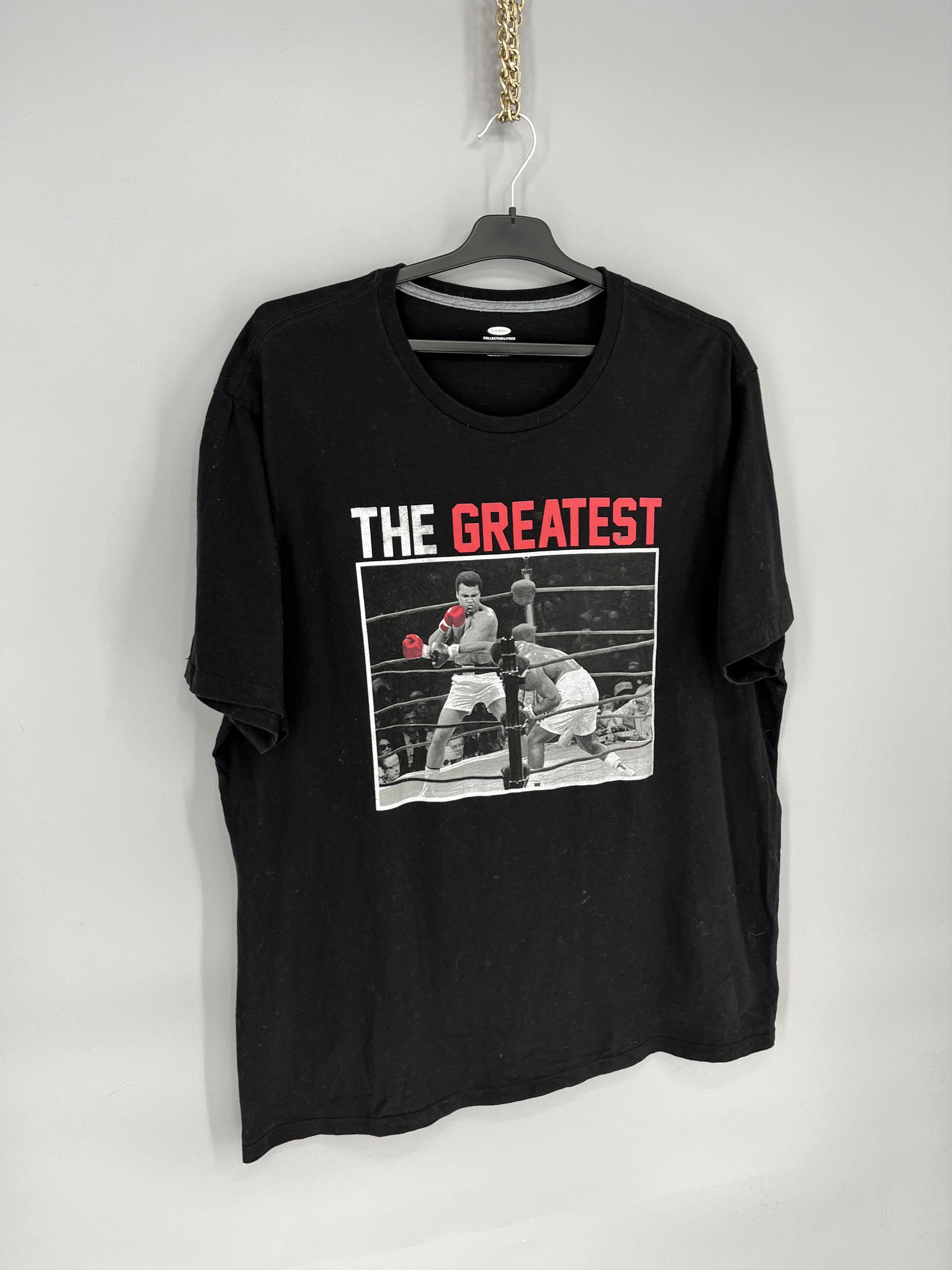 Vintage Y2K The Greatest Muhammad Ali American Boxer Faded Tshirts Size US XXL / EU 58 / 5 - 2 Thumbnail