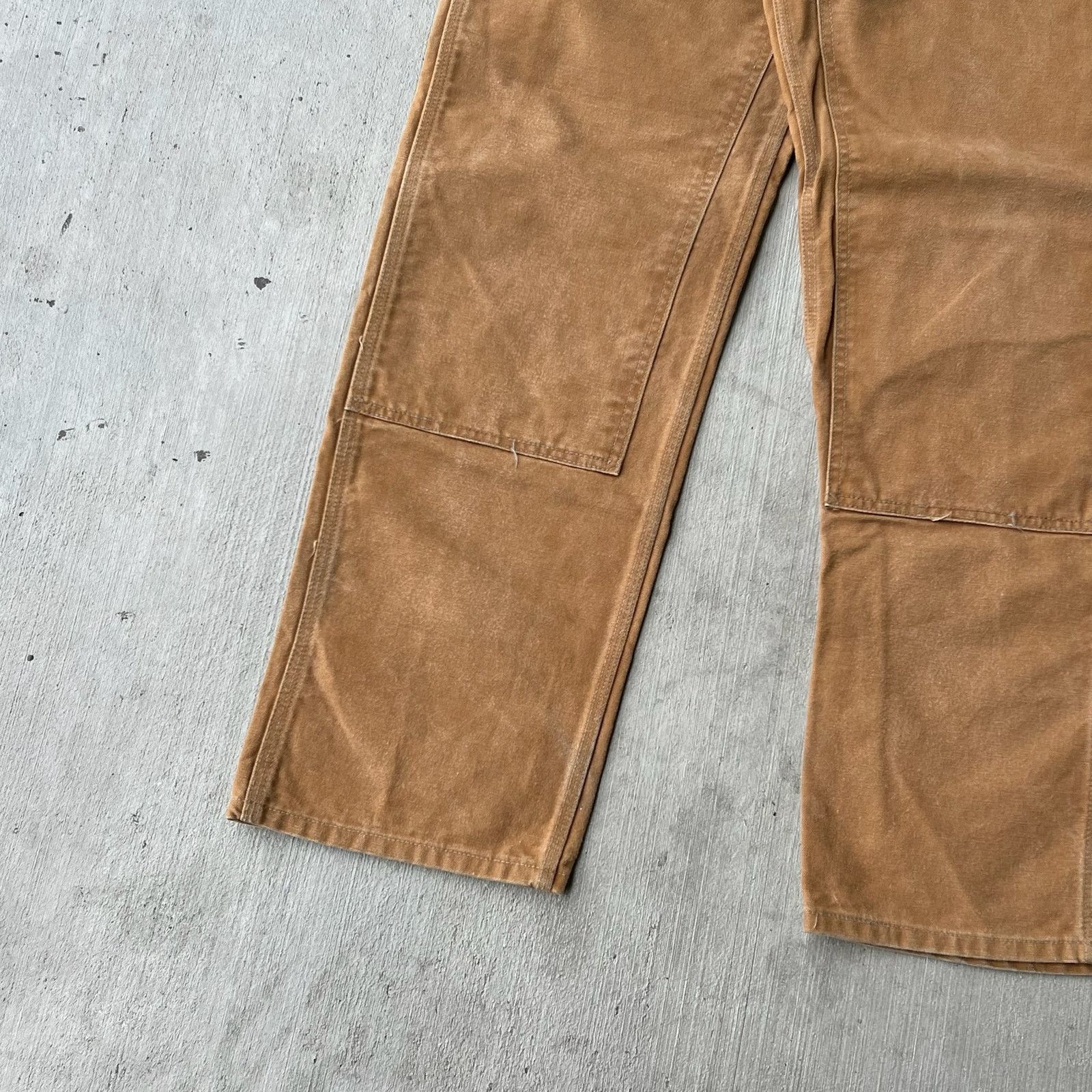 Carhartt × Vintage Carhartt brown double knee work wear carpenter pants Size US 33 - 4 Thumbnail