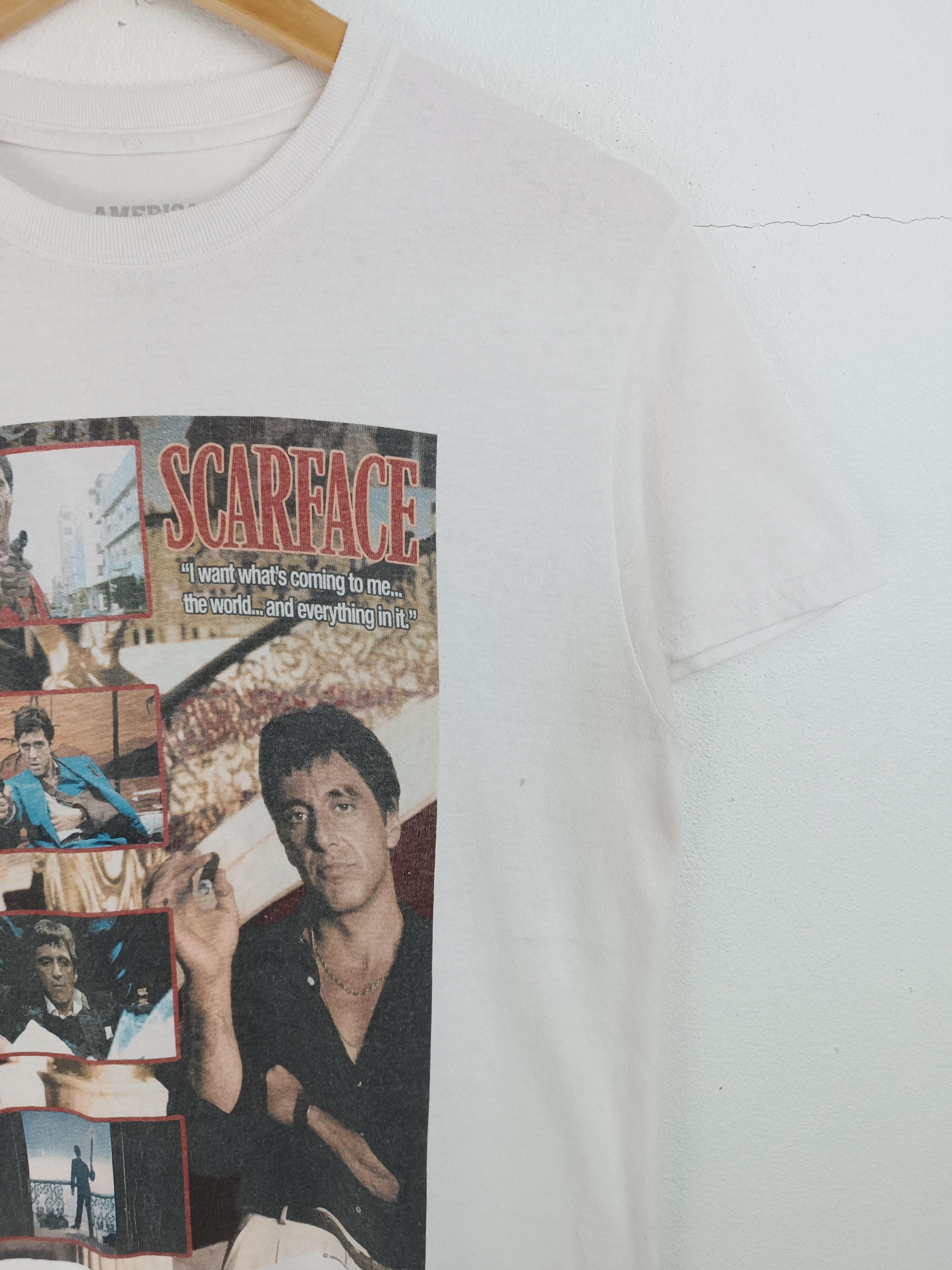 Vintage VINTAGE SCARFACE AL PACINO MAFIA GODFATHER MOVIE TEE Size US S / EU 44-46 / 1 - 6 Thumbnail