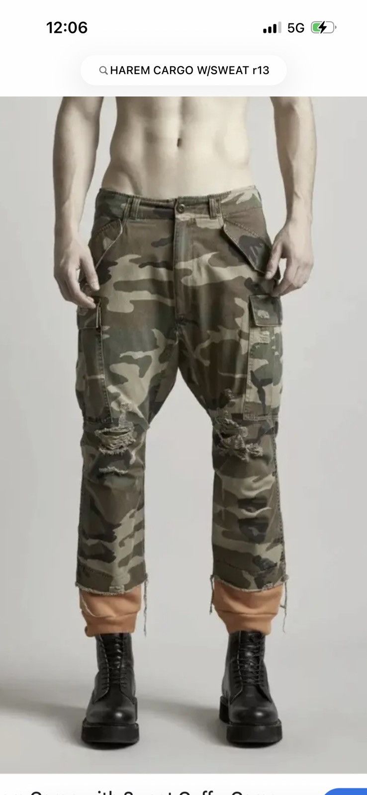 R13 R13 Shorts STUDY DESCRIPTION AND all photis for tape measure Size US 30 / EU 46 - 21 Thumbnail