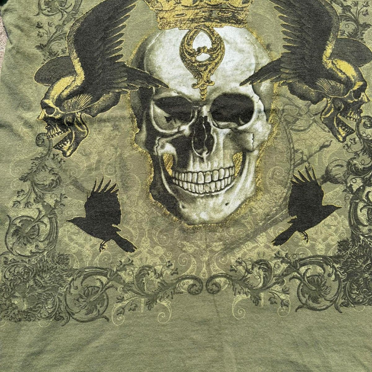 Affliction ❌SOLD❌Affliction Style Skull Crown Graphic Tee Size US S / EU 44-46 / 1 - 4 Thumbnail