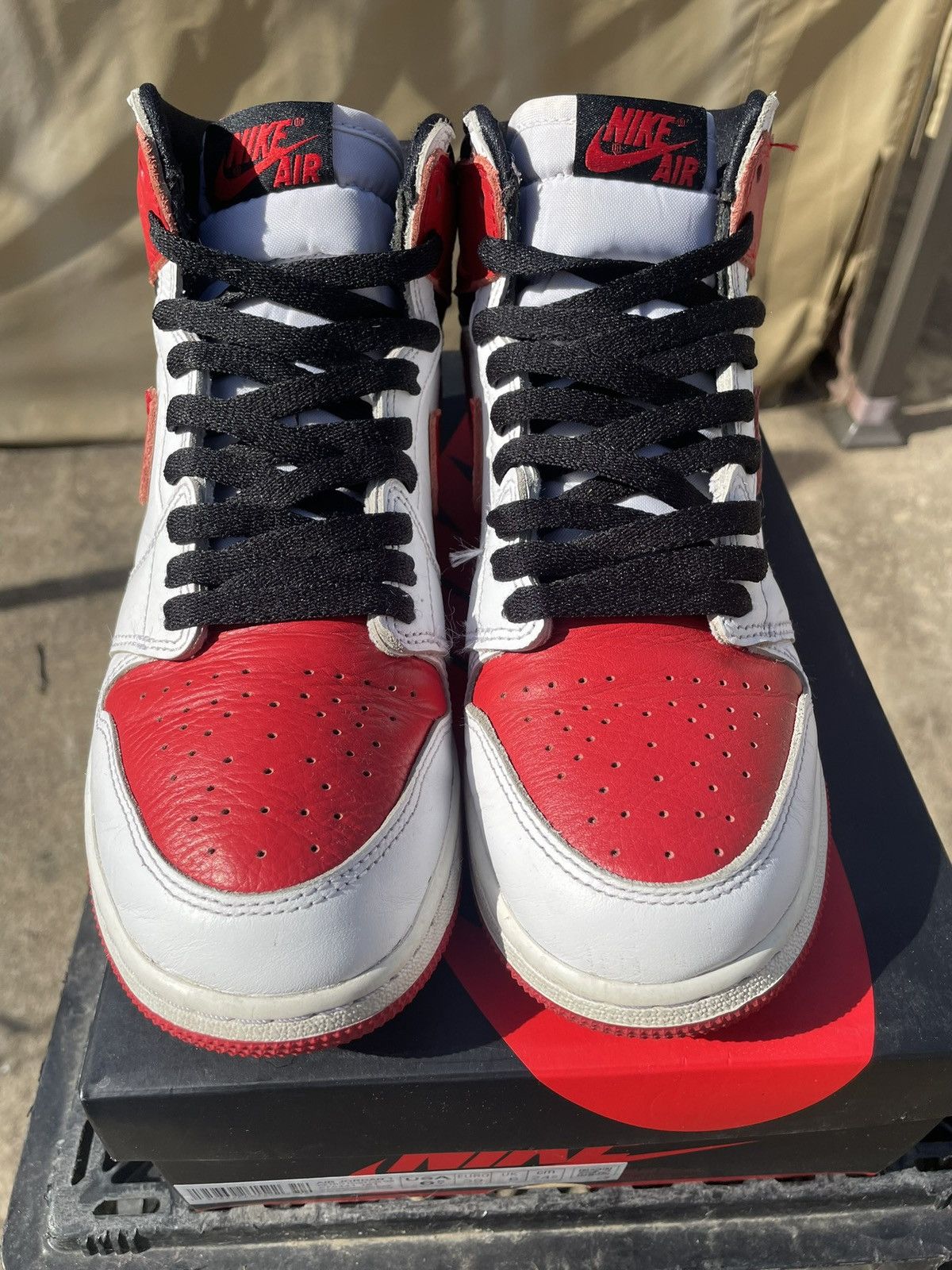 Jordan Brand Jordan 1 Retro High OG Heritage Size US 6.5 / EU 39-40 - 2 Thumbnail
