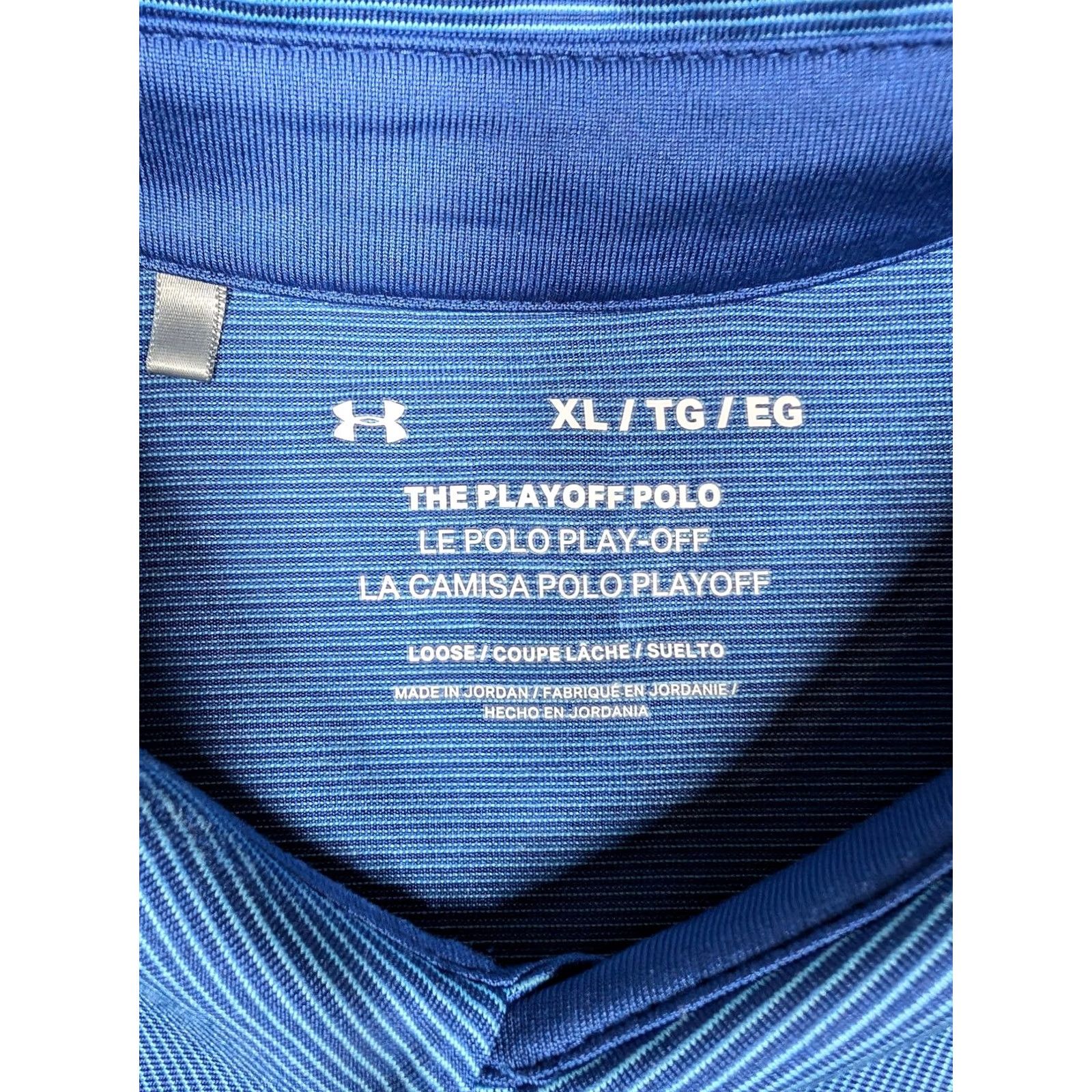Under Armour Under Armour Polo Shirt Mens XL Blue The Playoff Golf Performance Loose Fit Size US XL / EU 56 / 4 - 7 Thumbnail