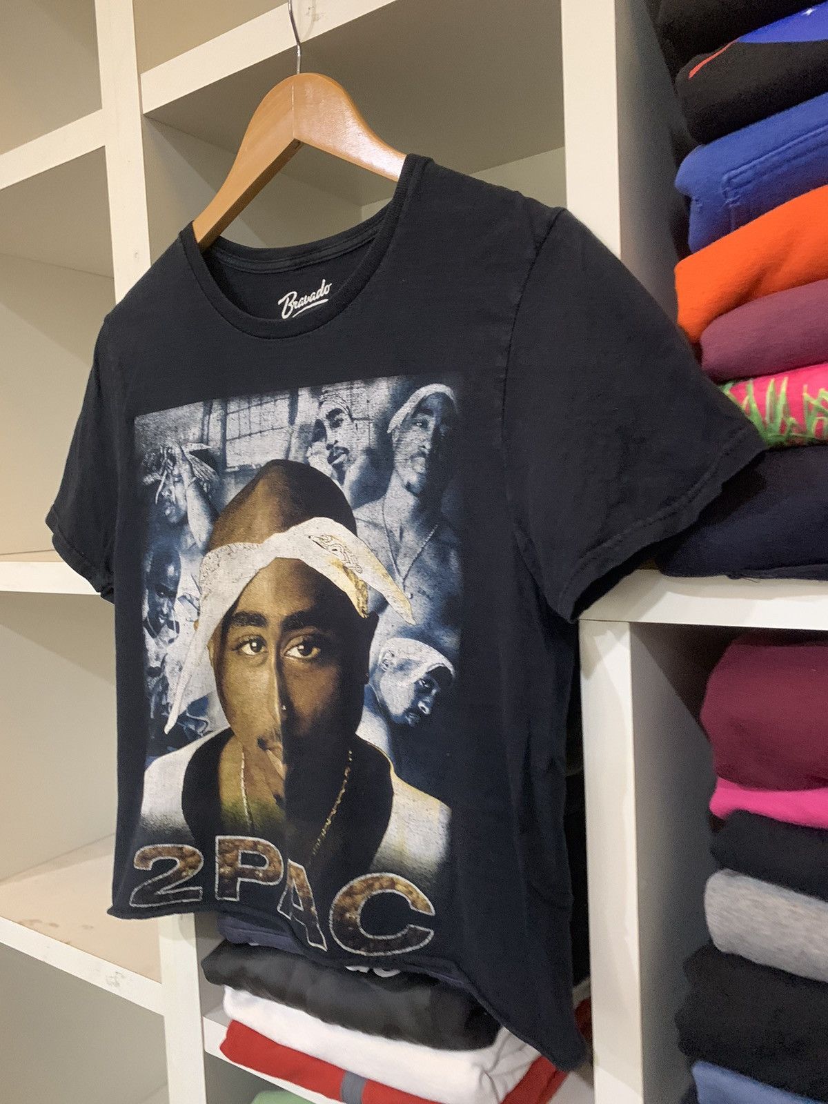 Rap Tees Vintage 2Pac Shakur Bravado Tee Size US S / EU 44-46 / 1 - 4 Thumbnail