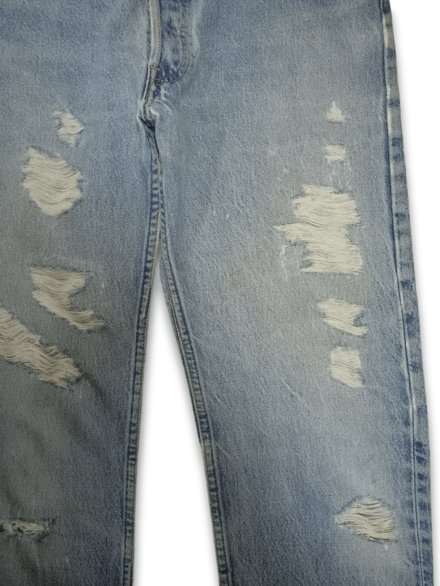 Levi's × Levi's Vintage Clothing Vintage 90s Levis 501 Stonewashed Distressed Loose Jeans Size US 30 / EU 46 - 8 Thumbnail