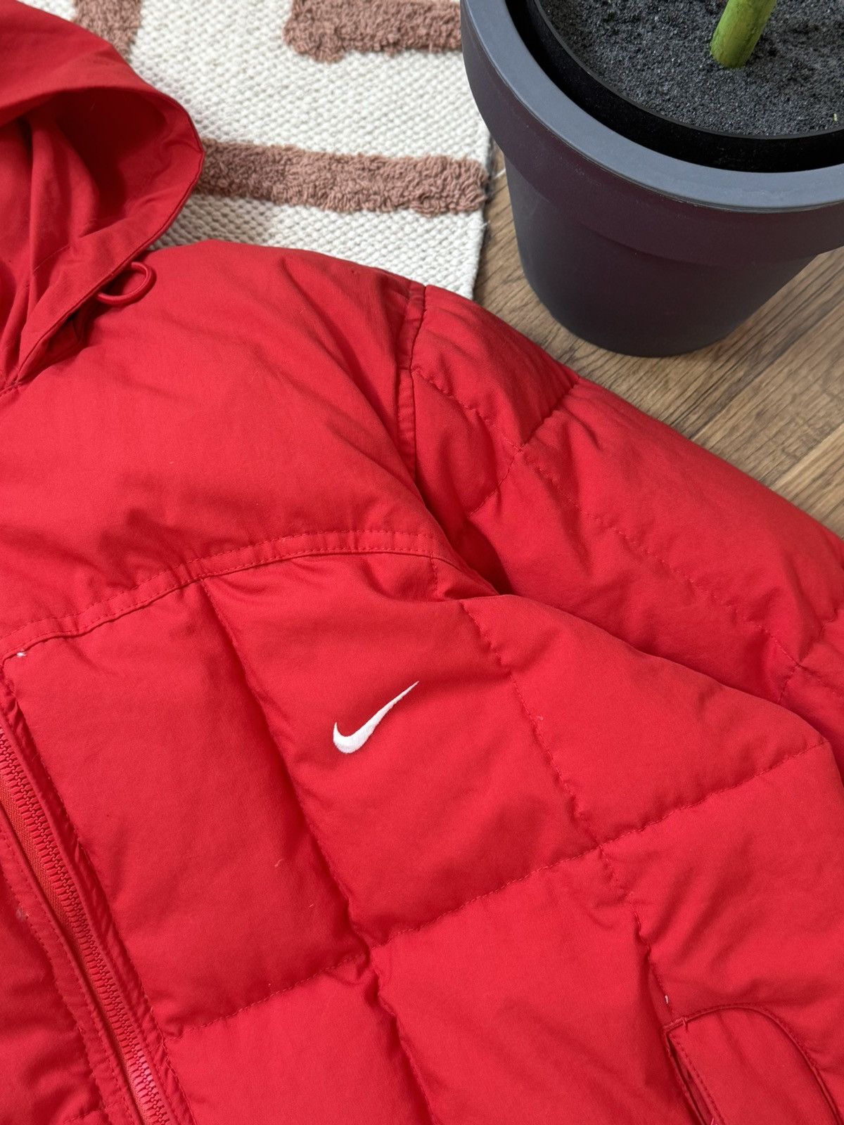 Nike VINTAGE NIKE 2000s WAFFLE STYLE DOWN PUFFER JACKET Size US M / EU 48-50 / 2 - 6 Thumbnail