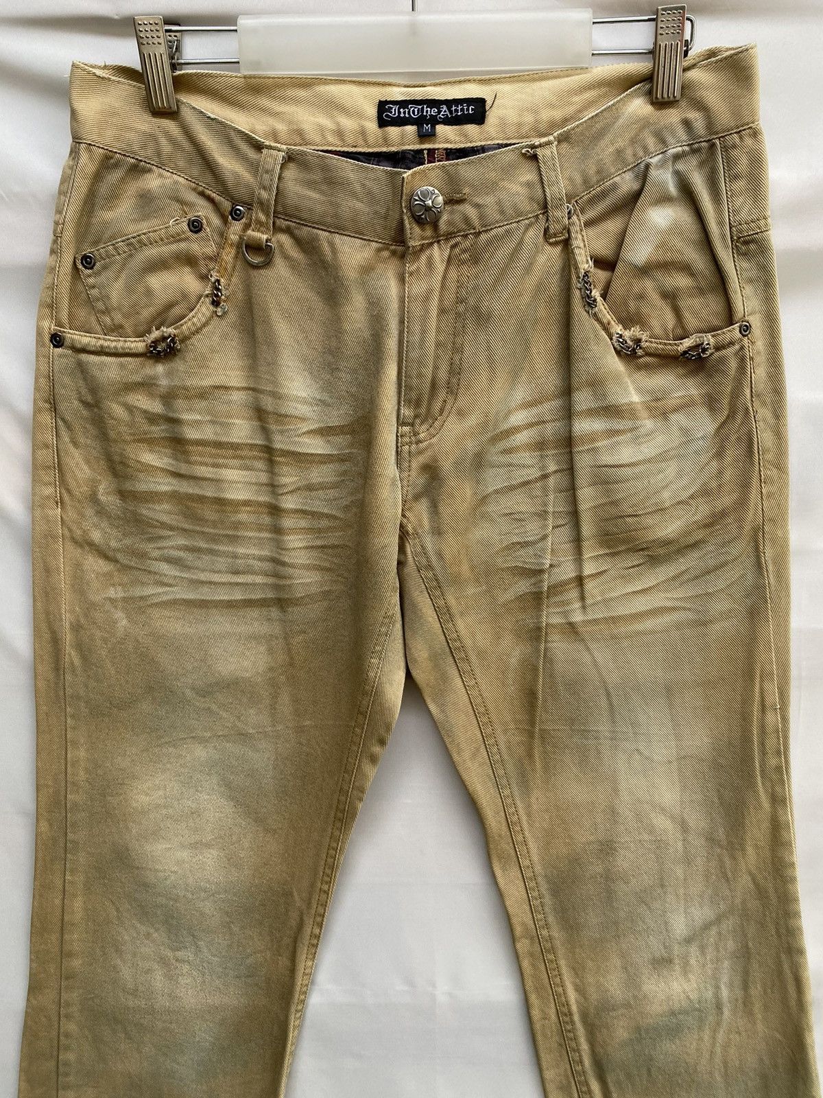 In The Attic Vintage Y2K InTheAttic Punk Seditionaries Buckle-back Jeans Size US 31 - 4 Thumbnail