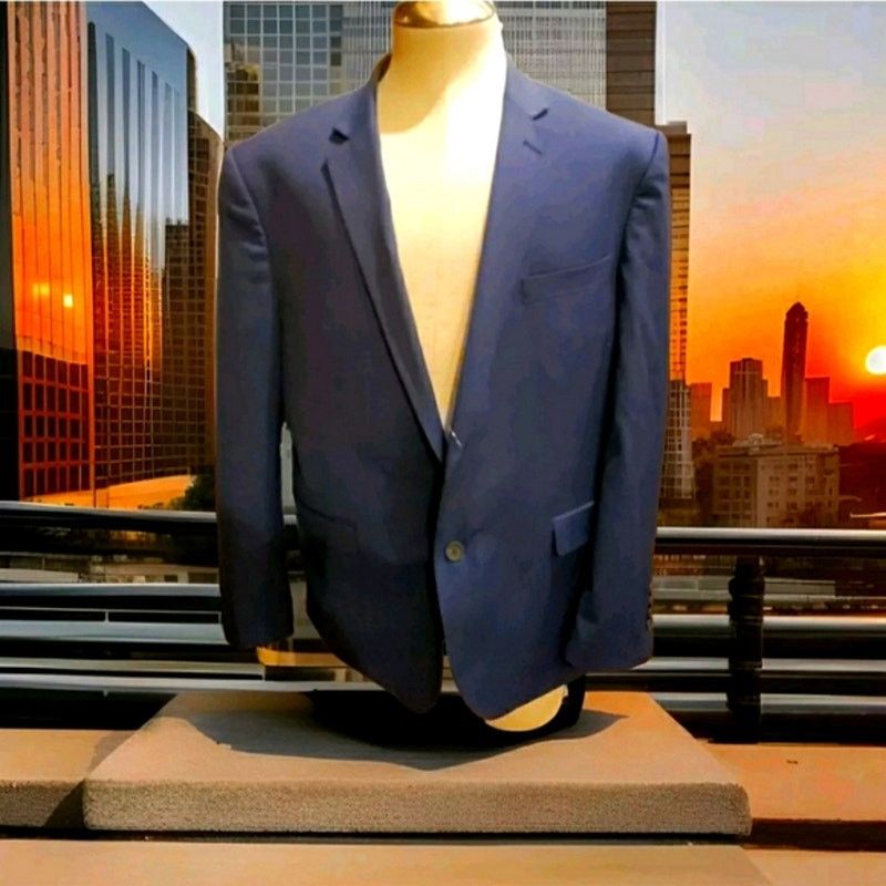 Kenneth Cole NEW Kenneth Cole Awareness Wool Suit 43R / 38W Size 42L - 1 Thumbnail