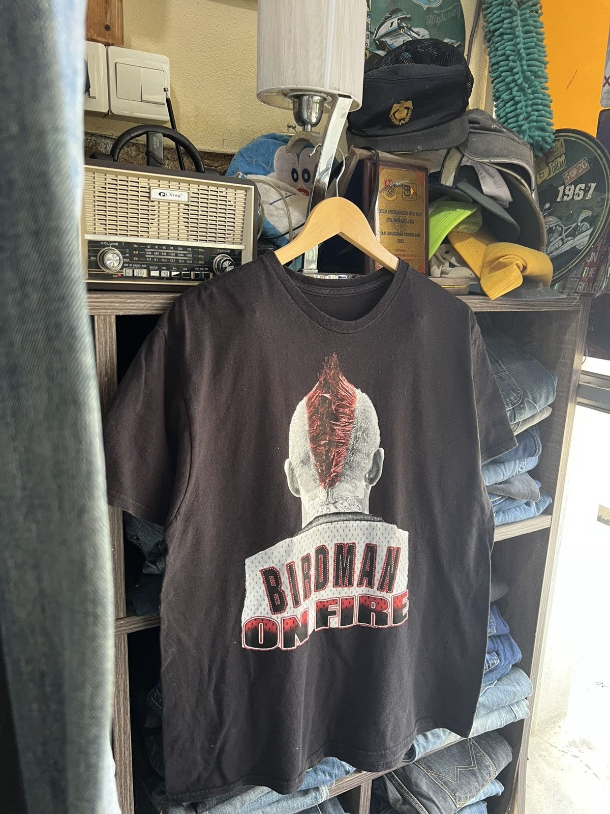 Vintage 🔥Vintage Birdman On Fire Tee Size US M / EU 48-50 / 2 - 9 Thumbnail