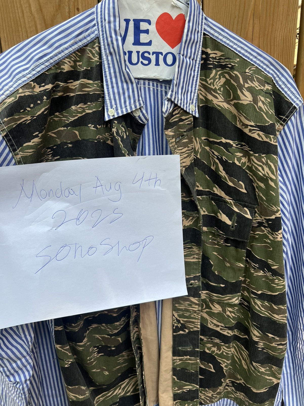 Junya Watanabe Junya Watanabe Tiger Camo Shirt Size US L / EU 52-54 / 3 - 6 Thumbnail