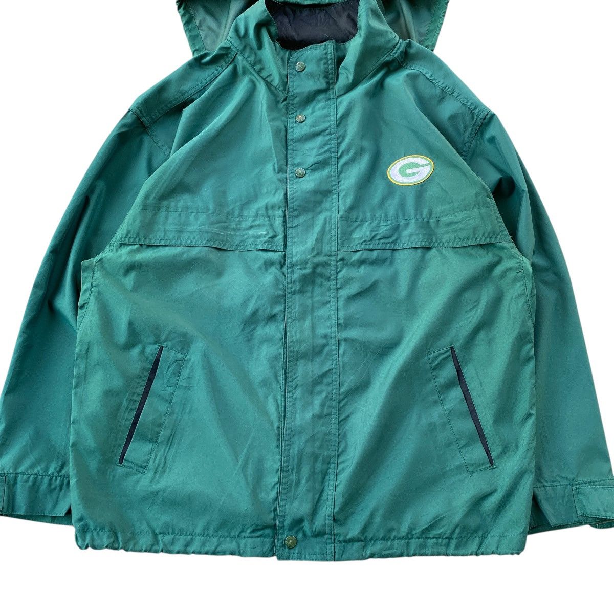 NFL Vintage 90s Green Bay packers jacket Size US L / EU 52-54 / 3 - 3 Thumbnail