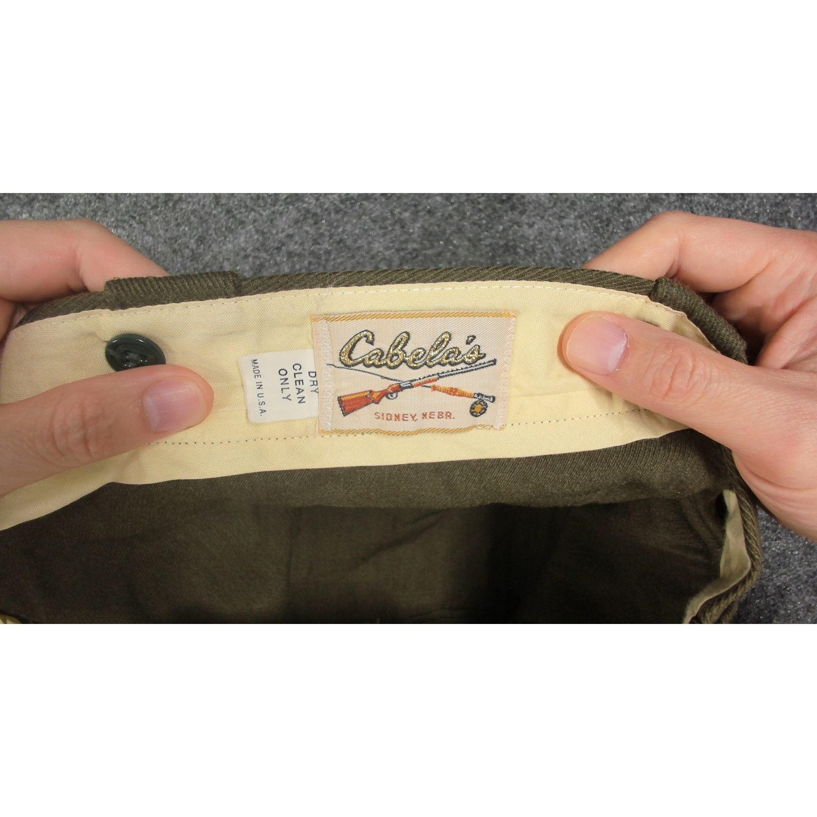 Cabelas 80s Cabelas Heavy Twill Gorpcore Work Pants 38x30 Size US 38 / EU 54 - 7 Thumbnail
