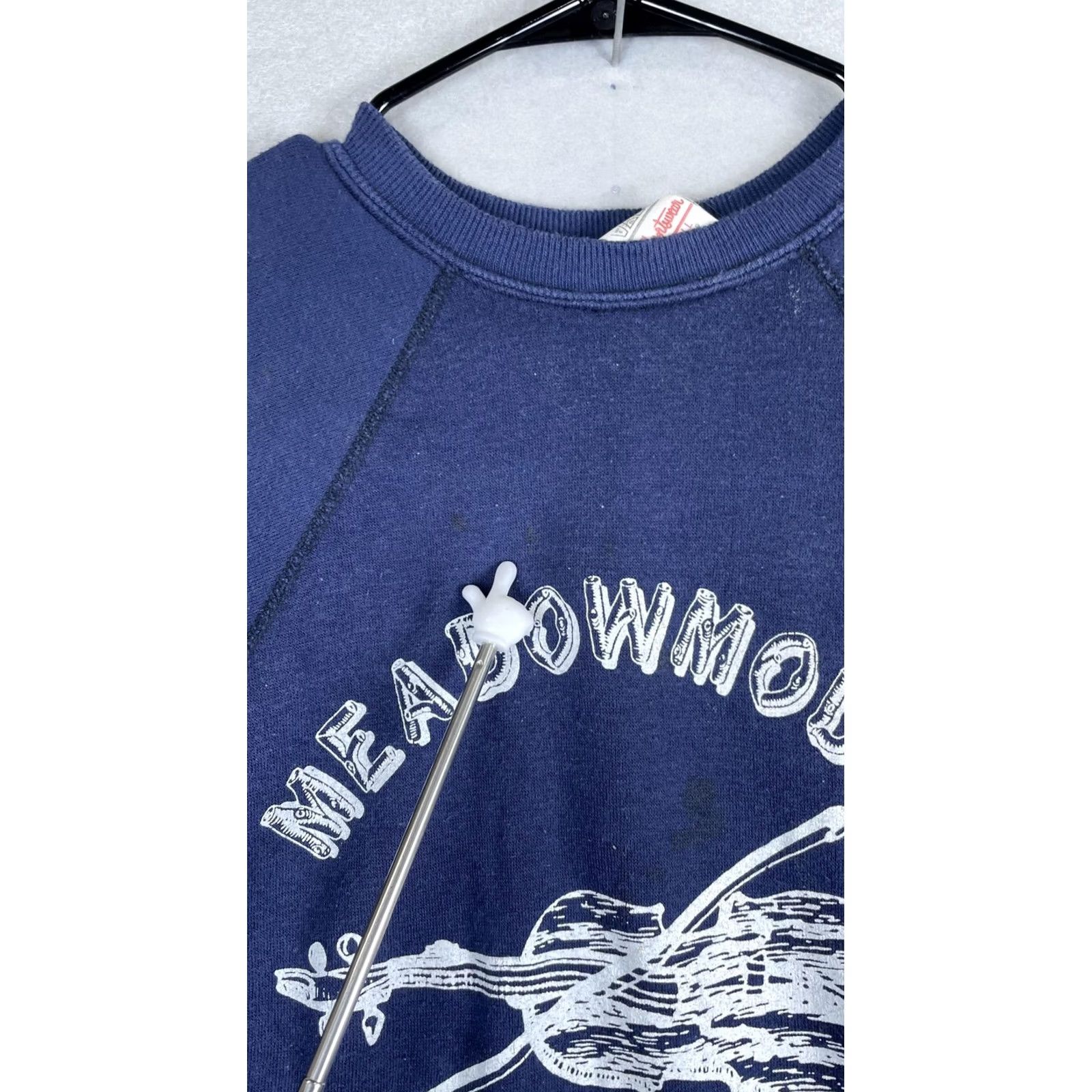 Vintage VINTAGE Sportswear Sweatshirt Mens Small Blue Meadowmount Violin Music Graphic Size US S / EU 44-46 / 1 - 5 Thumbnail