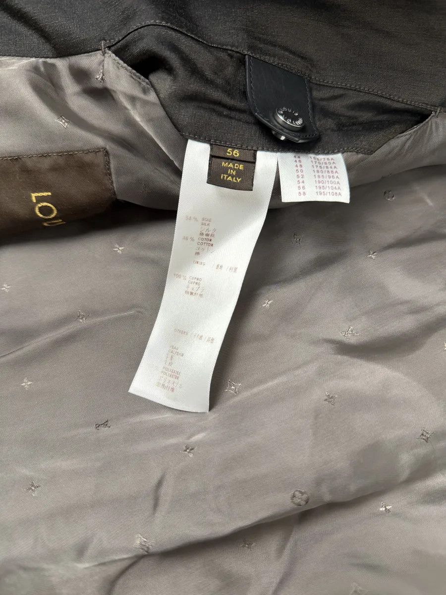 Louis Vuitton Louis Vuitton Taupe Silk Quilted Bomber Jacket Size US L / EU 52-54 / 3 - 11 Thumbnail