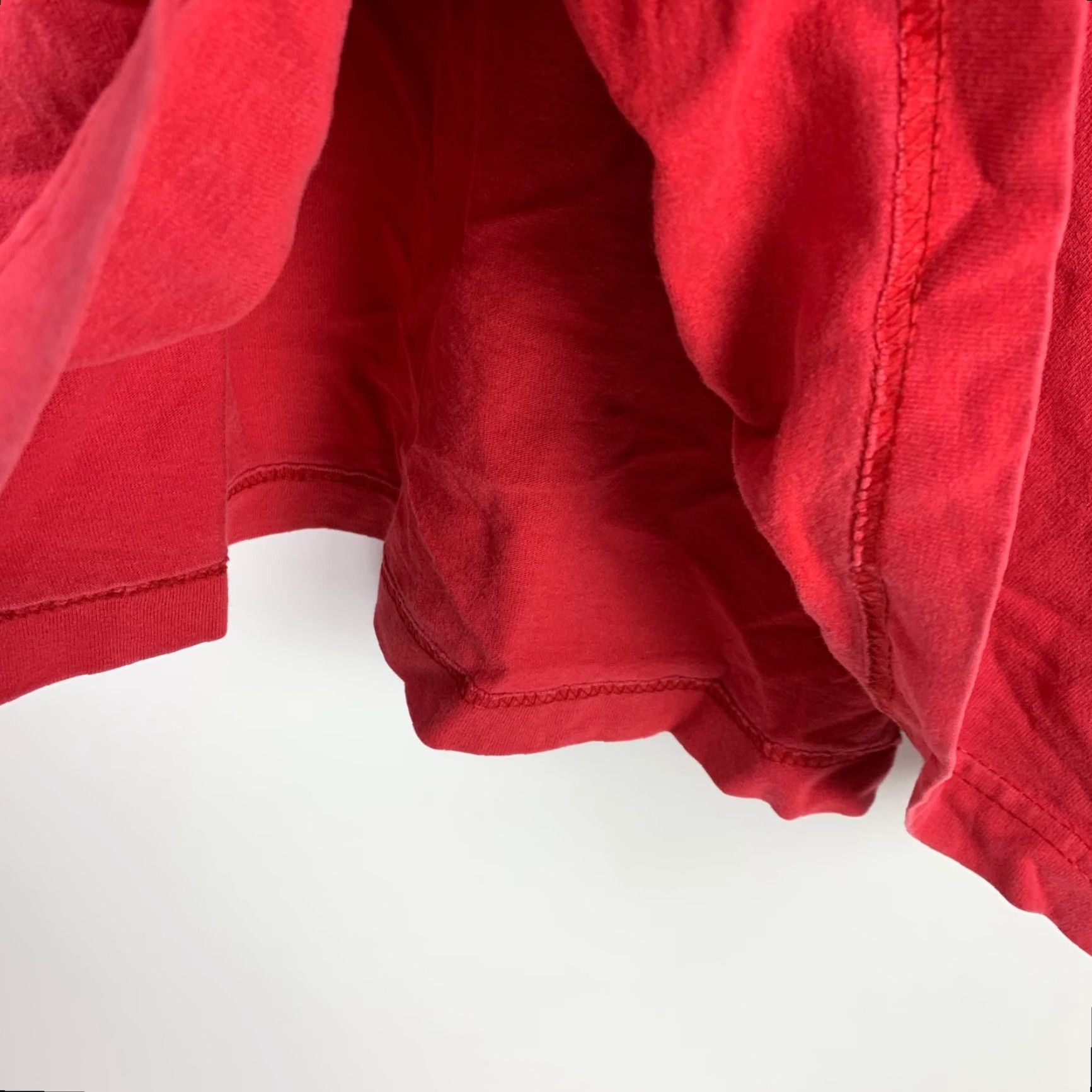 Sperry VINTAGE RP55 Couture Sport T-Shirt XXL Red Cotton Unisex Adults Crew Neck Short Sleeve 100% Cotton Featured Fading Hole Front Bottom Hem Left Armpit Size US XXL / EU 58 / 5 - 6 Thumbnail