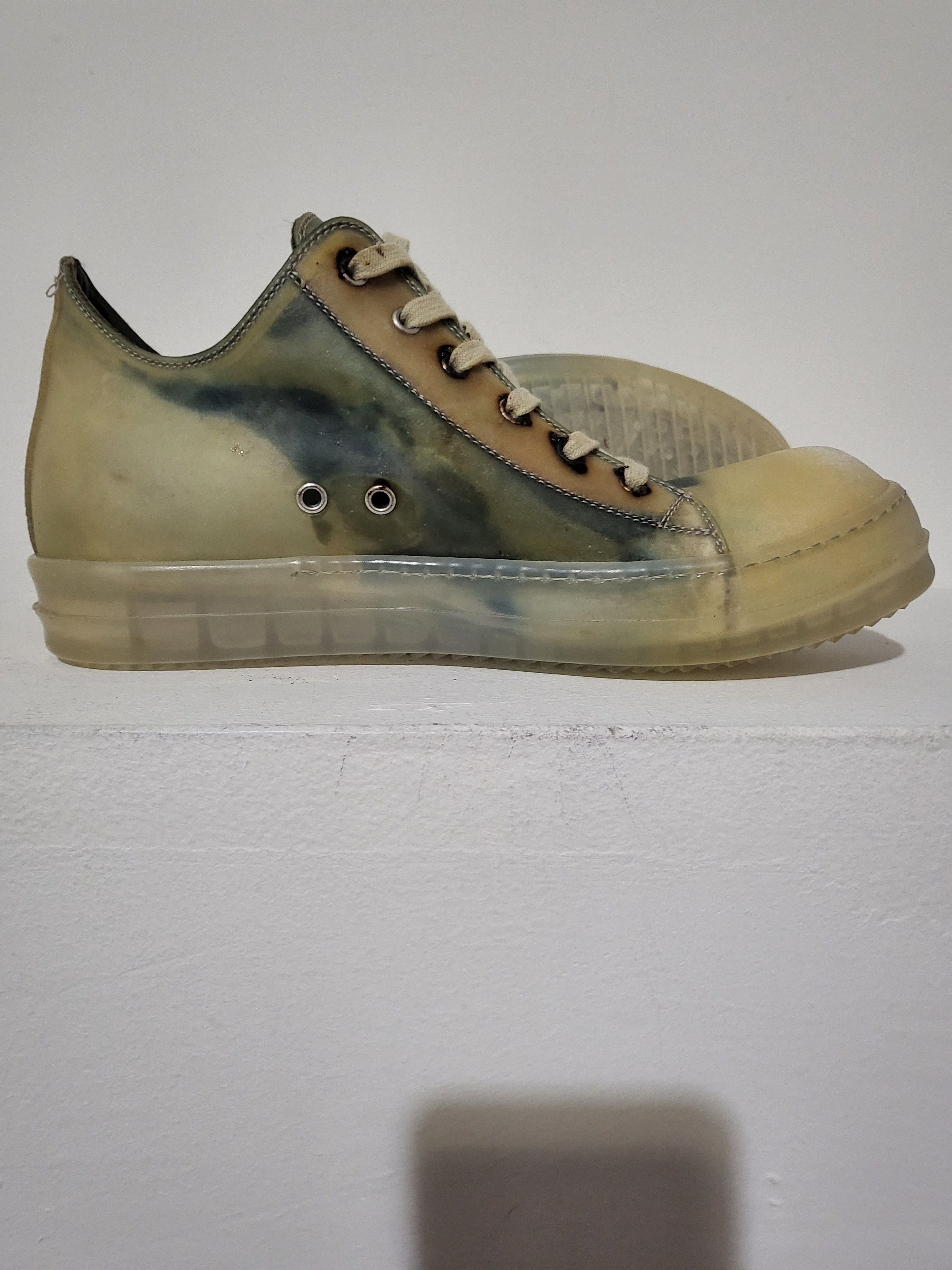 Rick Owens Main Line Ramones No Cap Low Sneakers Grailed