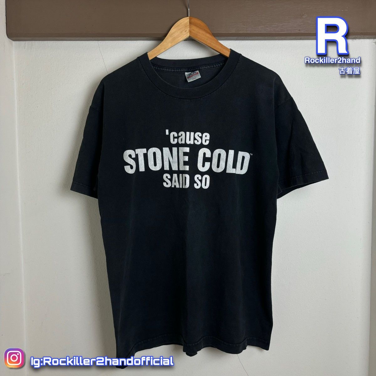 Vintage × WWE Vintage 1998 Stone cold T-Shirt Size US XL / EU 56 / 4 - 3 Thumbnail