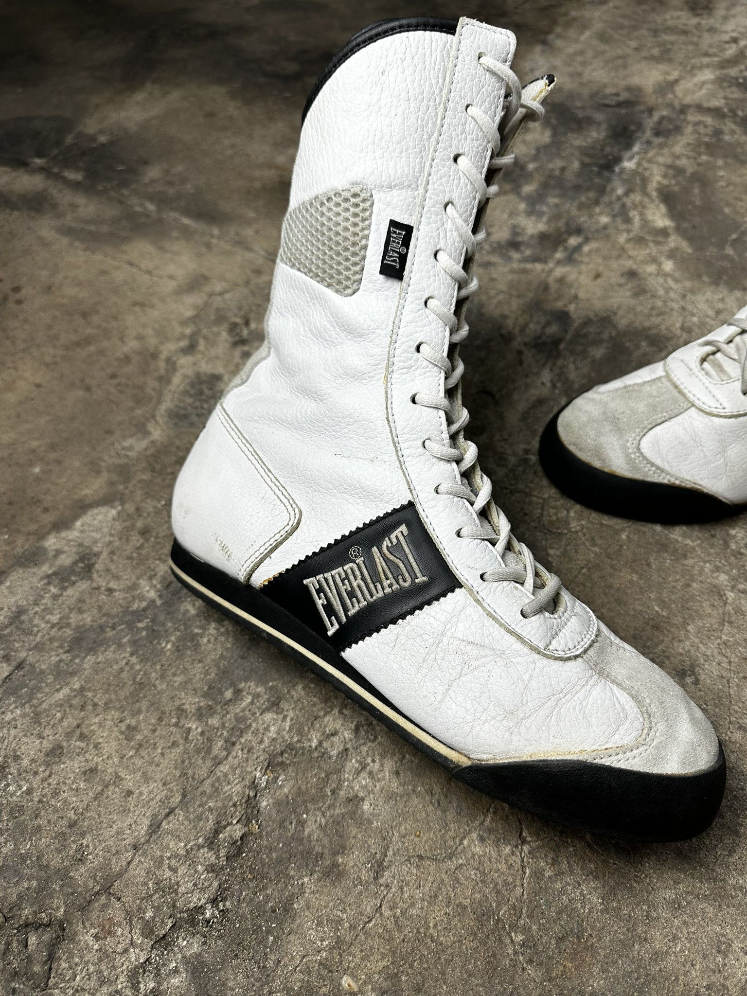 Everlast Rare Y2k Everlast Boxing High Leather Boots 2000s Size US 6.5 / IT 36.5 - 5 Thumbnail