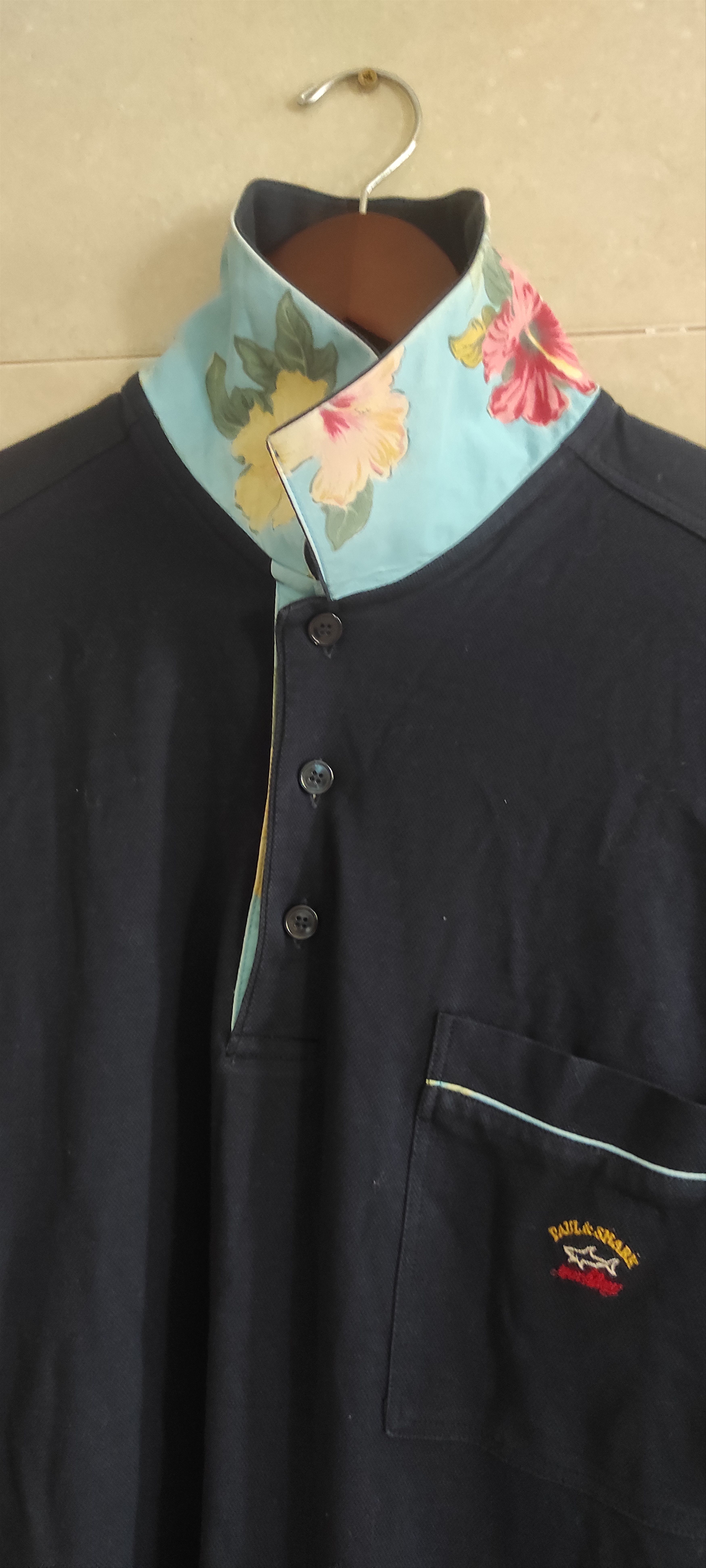 Vintage Paul & Shark Vintage Polo T-Shirt L Size US XXL / EU 58 / 5 - 11 Thumbnail