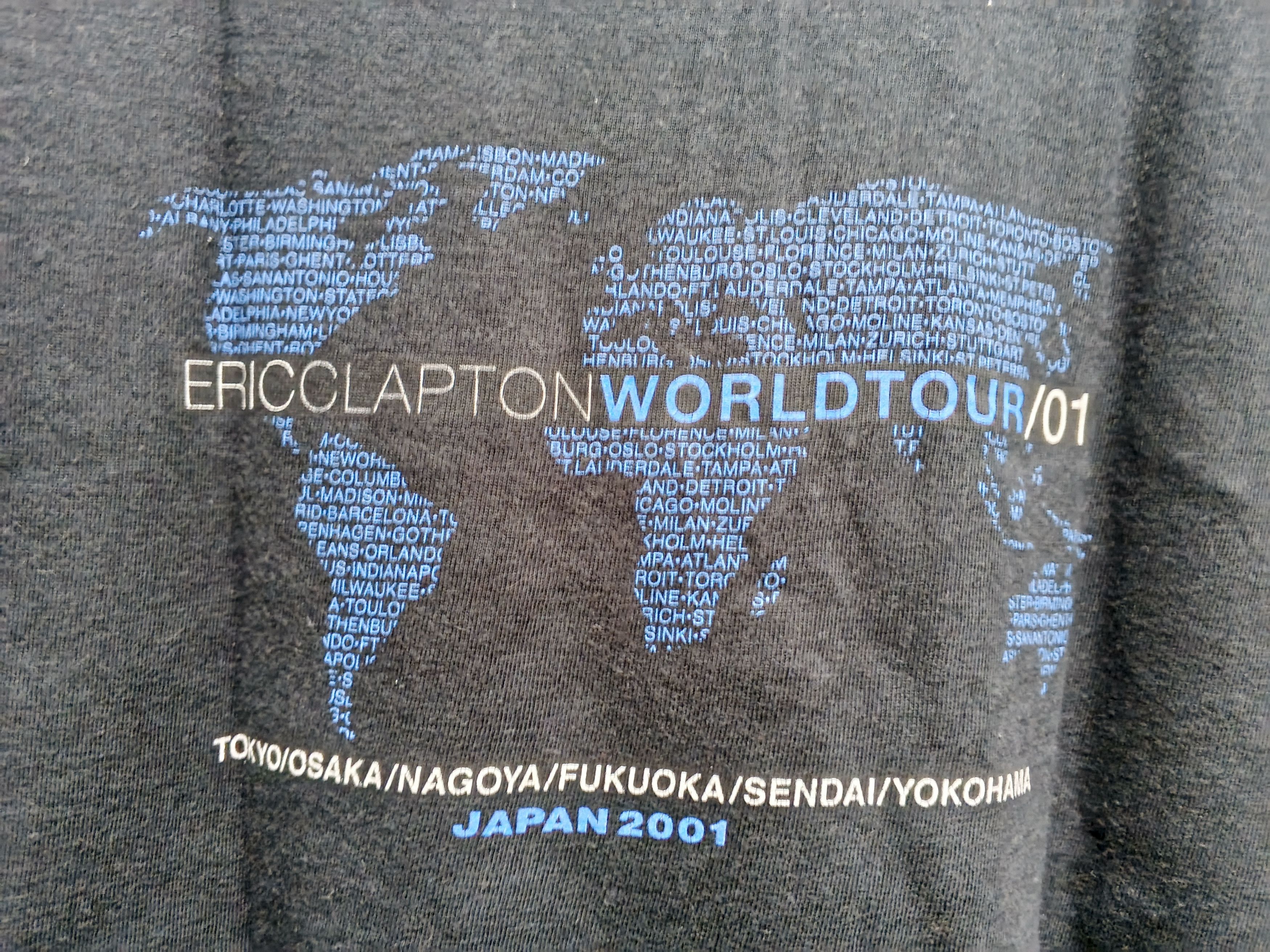 Band Tees × Vintage 2001 Eric Clapton World tour Size US L / EU 52-54 / 3 - 5 Thumbnail