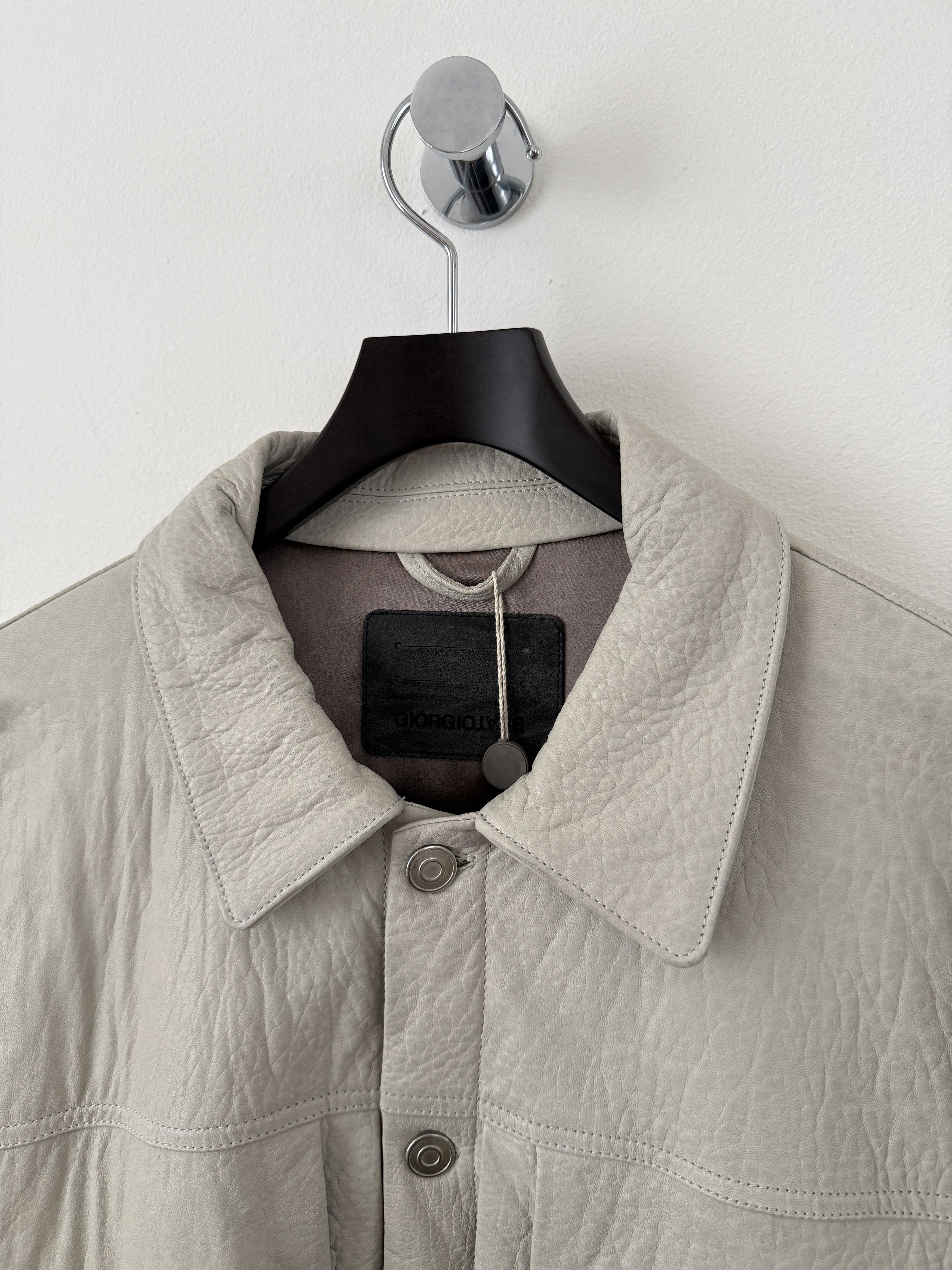Giorgio Brato Leather Trucker Jacket Size US M / EU 48-50 / 2 - 6 Thumbnail