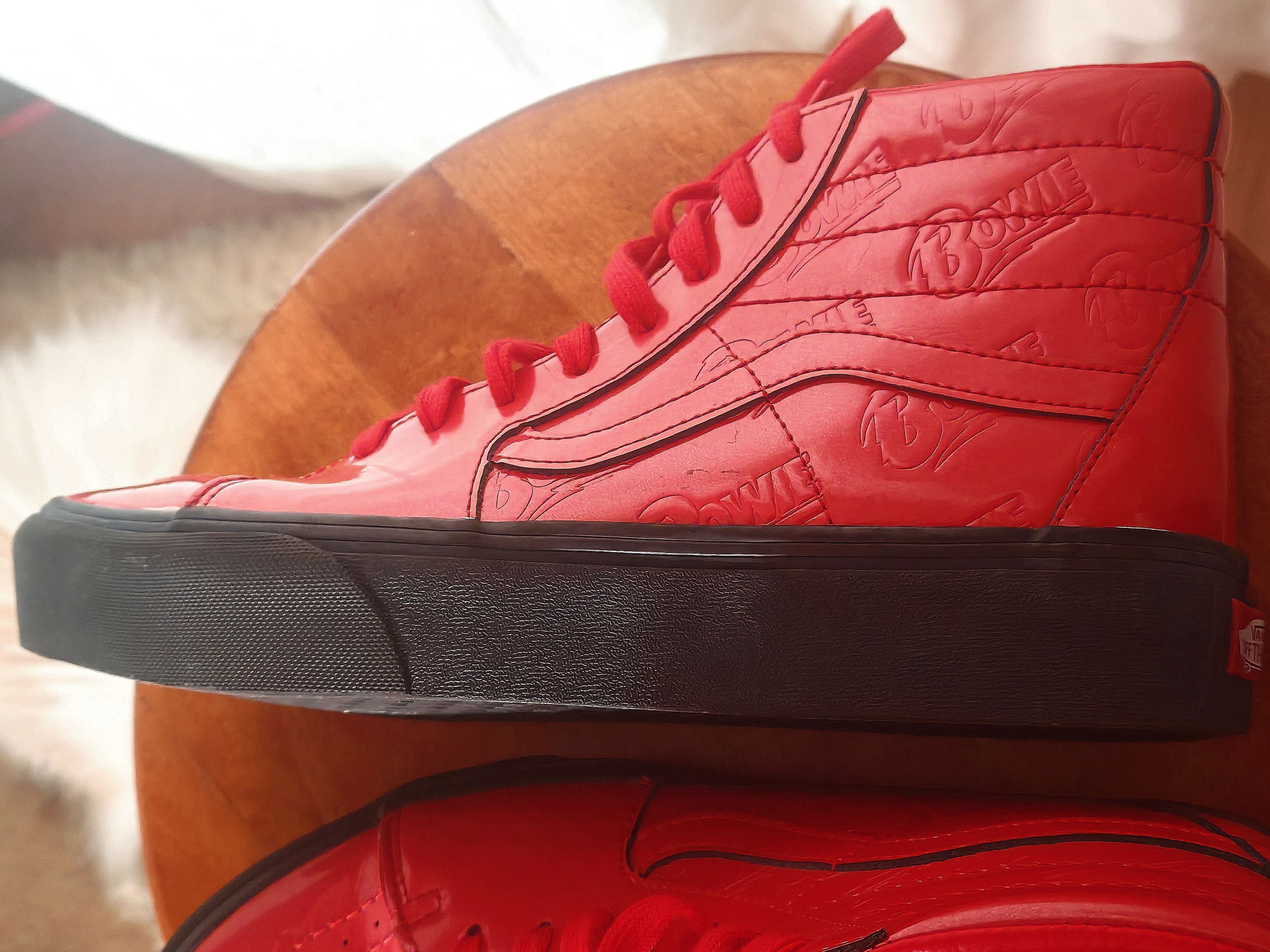 Designer × Vans Rare 2019 Vans and David Bowie Ziggy Stardust Sneakers Size US 9 / IT 39 - 4 Thumbnail