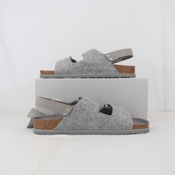 Birkenstock × Dior o1rshd1 Q:2 / M-Milano Sandal in Grey Size US 12 / EU 45 - 1 Thumbnail