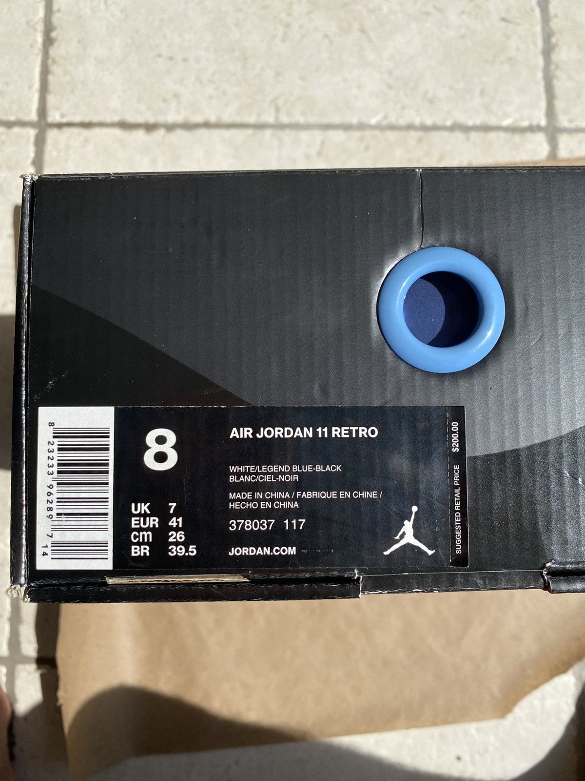 Nike Legend blue Jordan 11, Sz 8 Size US 8 / EU 41 - 6 Thumbnail