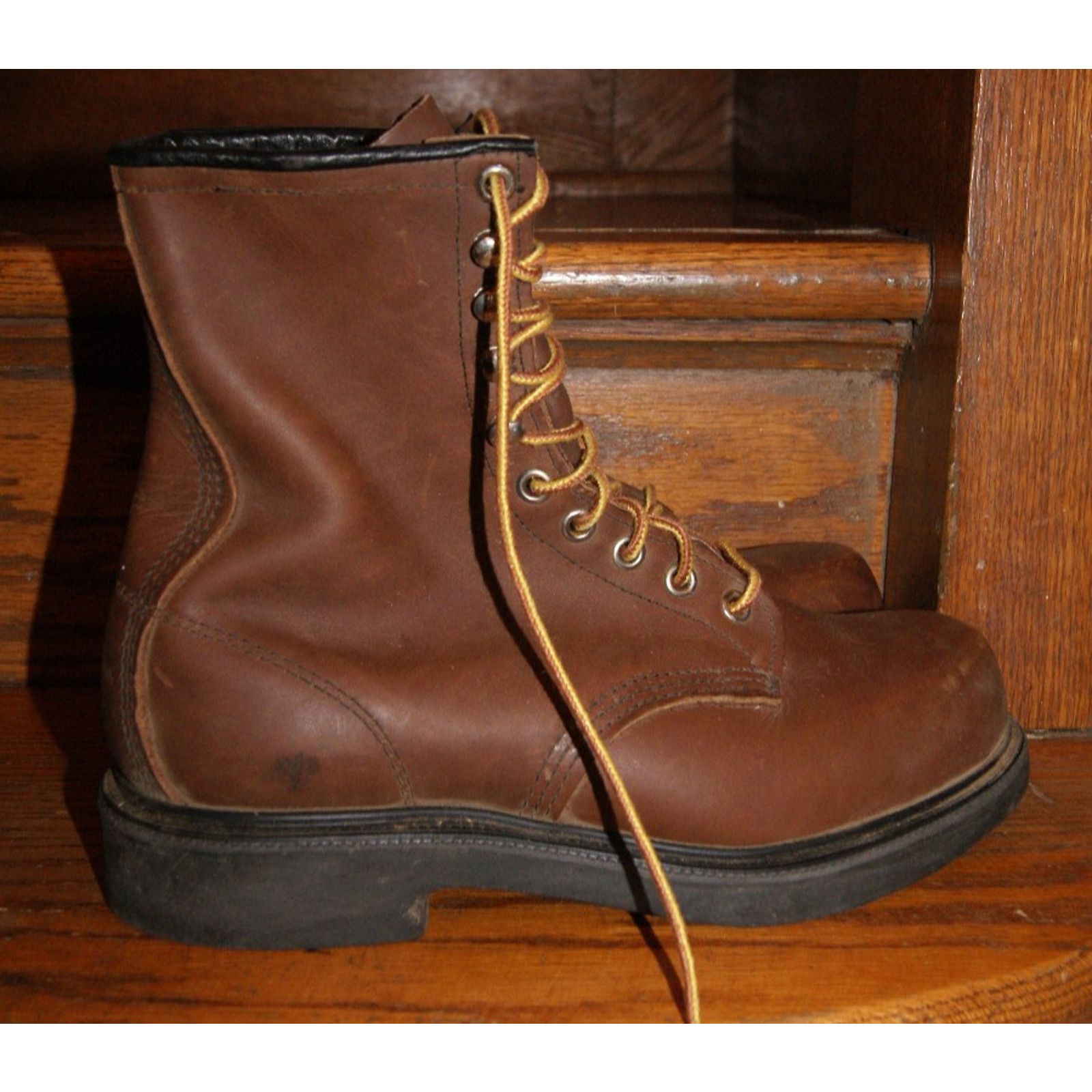 Red Wing Red Wing Boots Mens 6 EE 953 Brown Leather USA Made Soft Toe Size US 6 / EU 39 - 4 Thumbnail