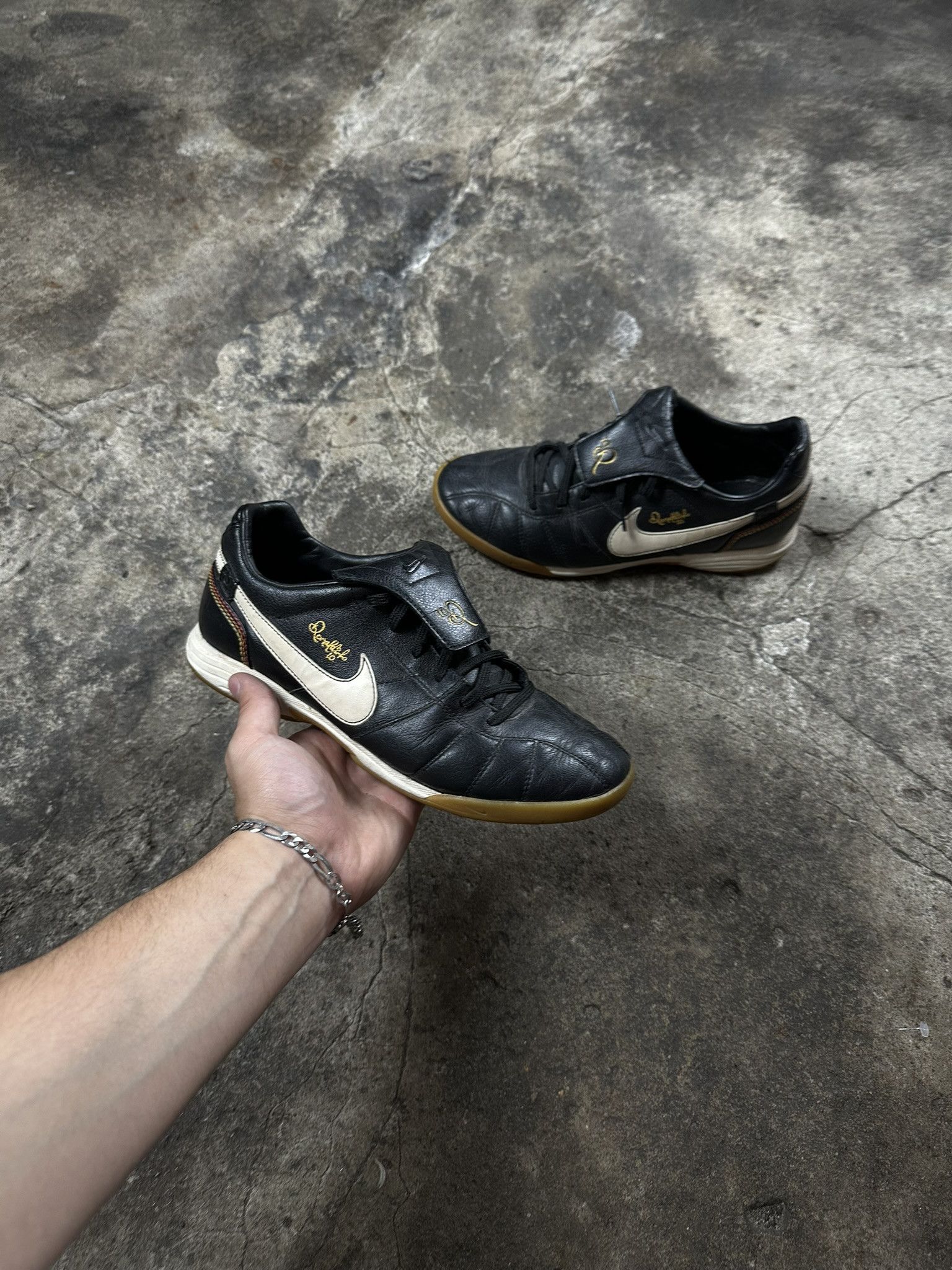 Nike × Vintage Nike Tiempo Pro Vintage Leather Soccer Football 