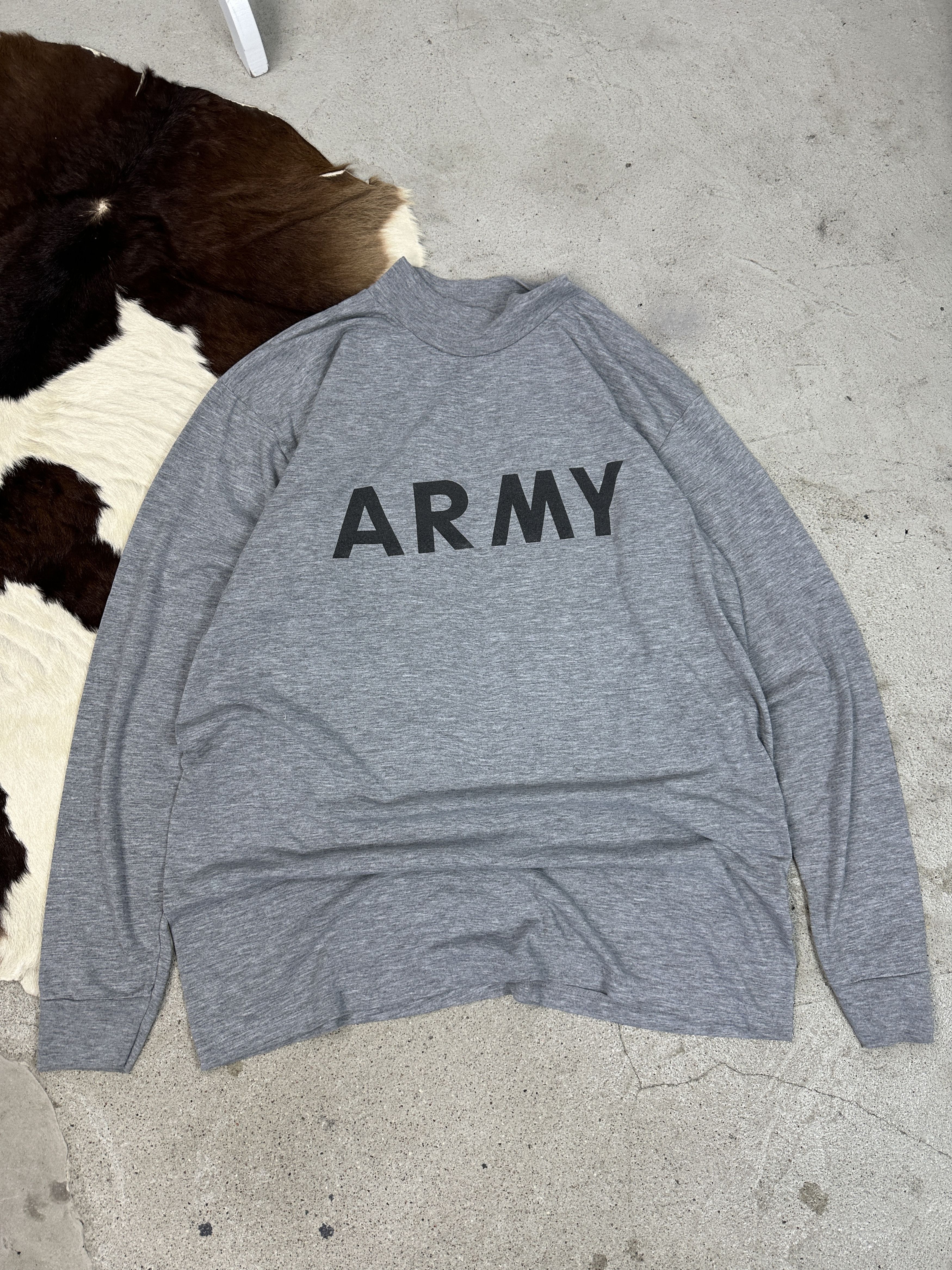 Vintage Vintage Casual Streetwear Preppy ARMY 90S Longsleeve Size US L / EU 52-54 / 3 - 2 Thumbnail