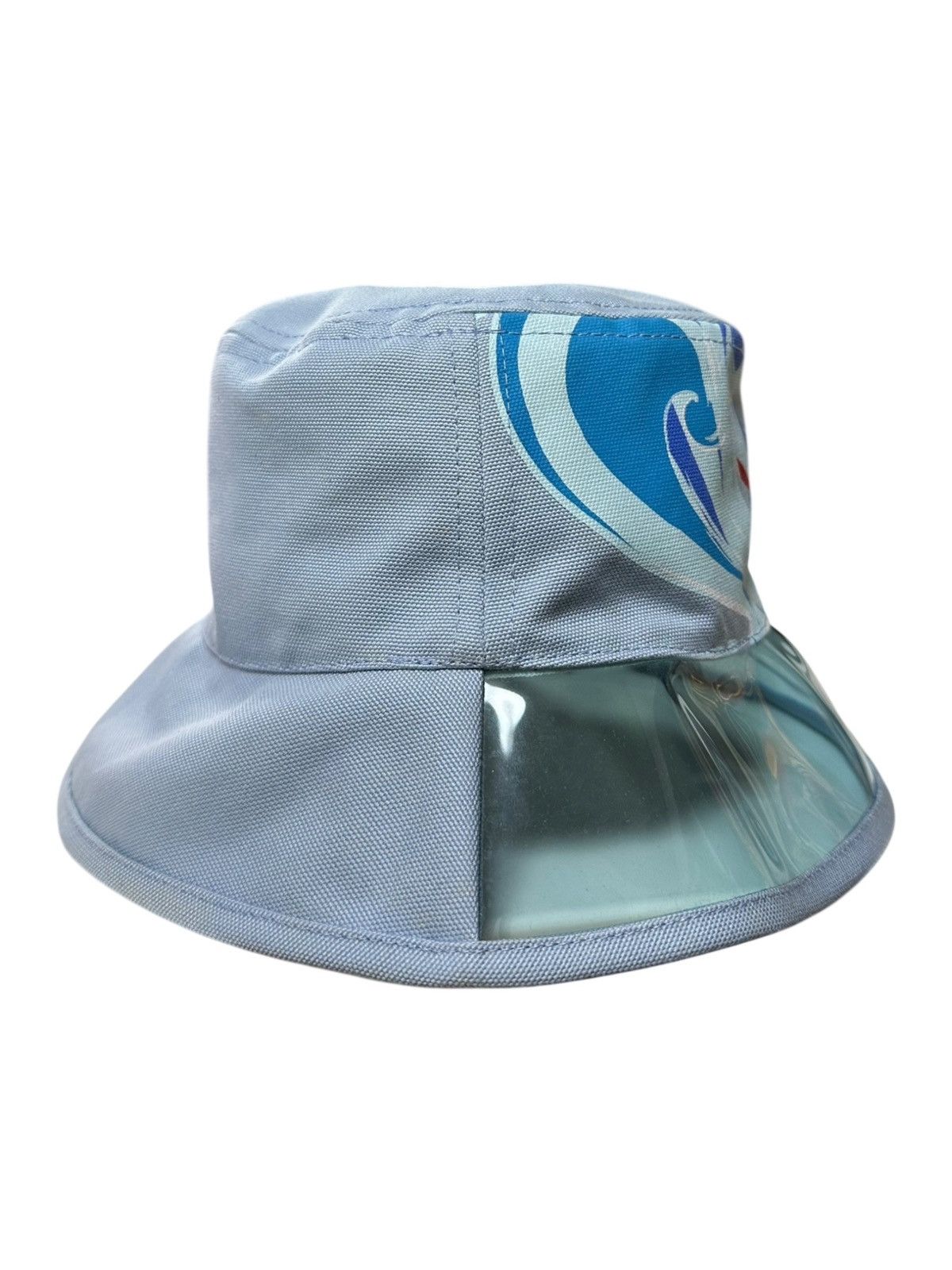 Chanel CHANEL Sport 2002 Surf Camellia Print Clear PVC Bucket Hat Size ONE SIZE - 3 Thumbnail