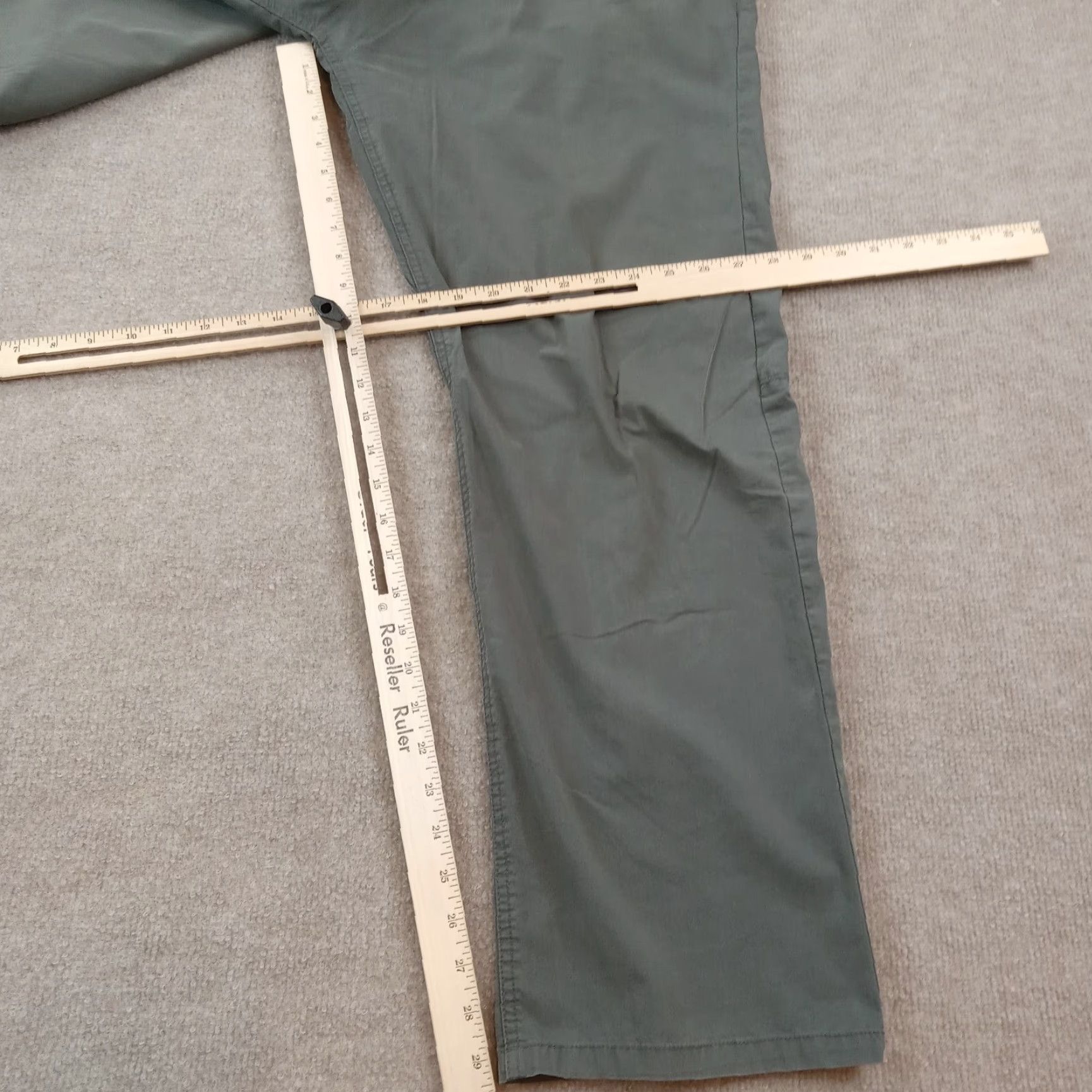 Vintage Kuhl Mens 38x30 Gray Chino Straight Leg Stretch Pants Size US 38 / EU 54 - 2 Thumbnail