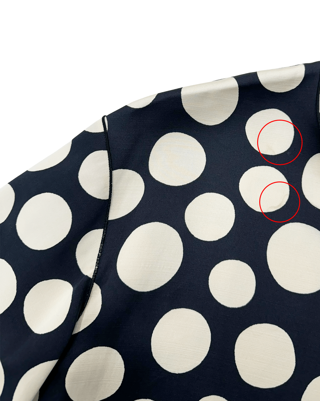Celine Celine by Phoebe Philo Silk & Wool Blend Dot Dress Size XS / US 0-2 / IT 36-38 - 6 Thumbnail