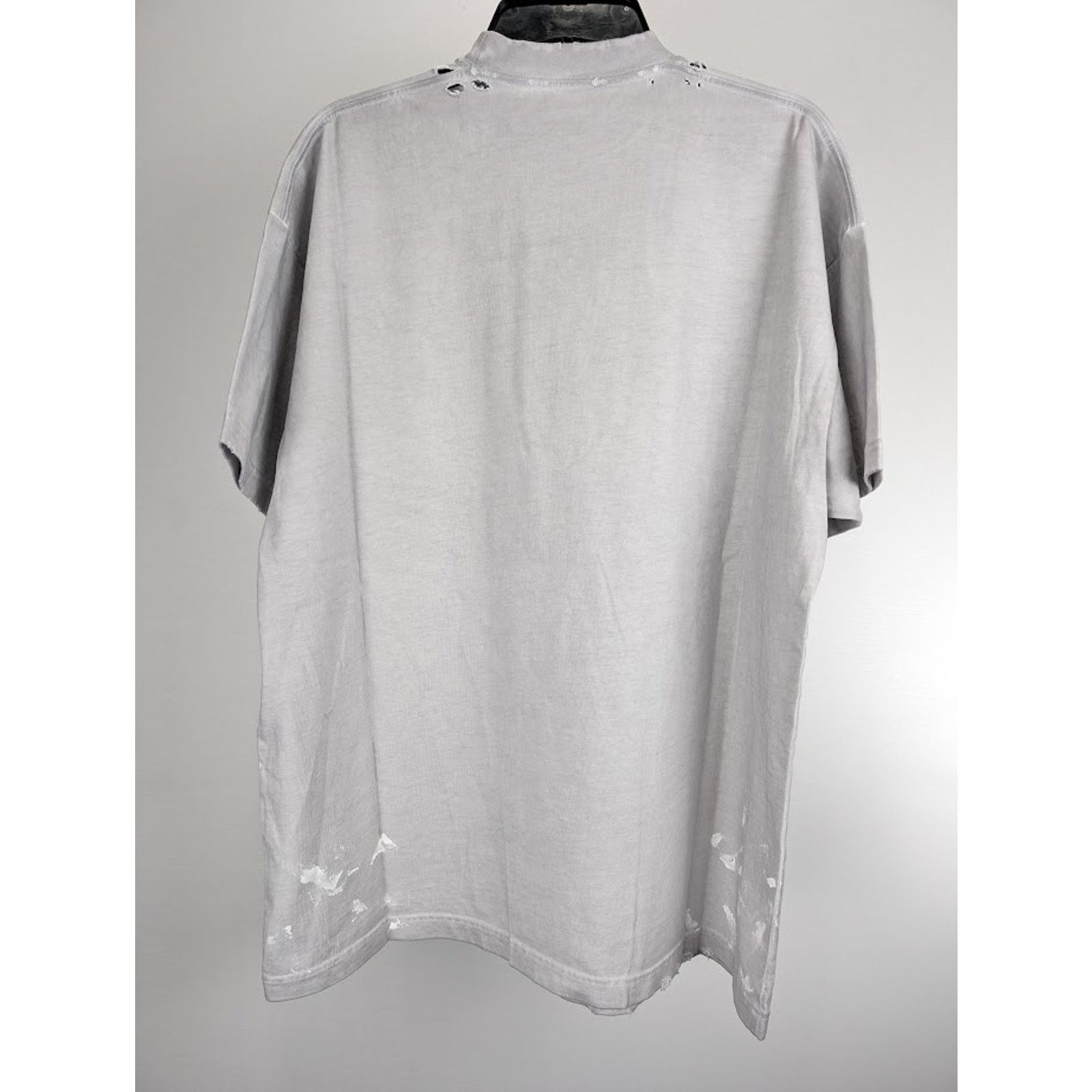 Balenciaga o1rshd1 Q:2 / Short Sleeve T-Shirt in Gray Size US L / EU 52-54 / 3 - 13 Thumbnail