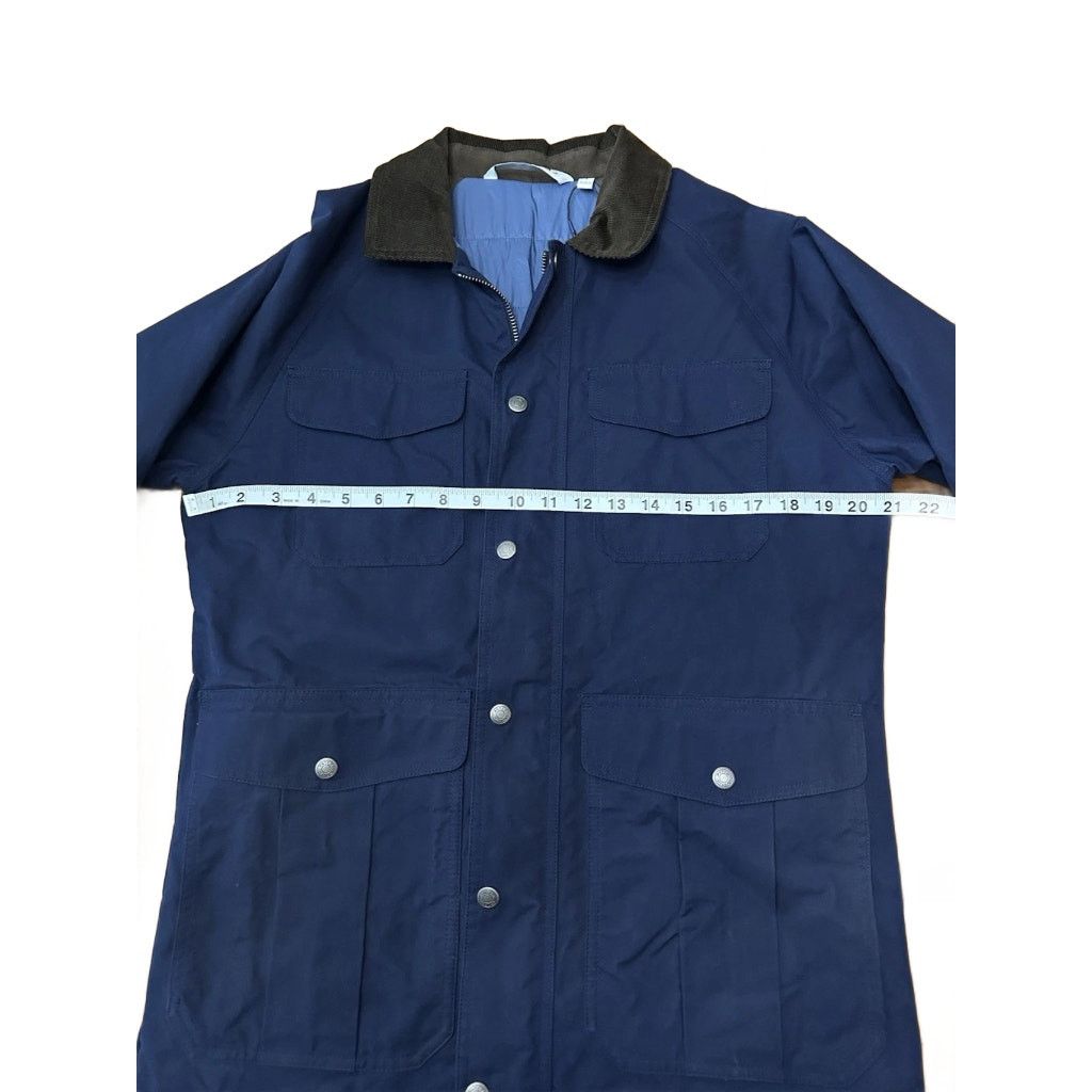 Peter Millar Peter Millar Waxed Cotton Safari Field Jacket - S Navy $348 Size US S / EU 44-46 / 1 - 6 Thumbnail