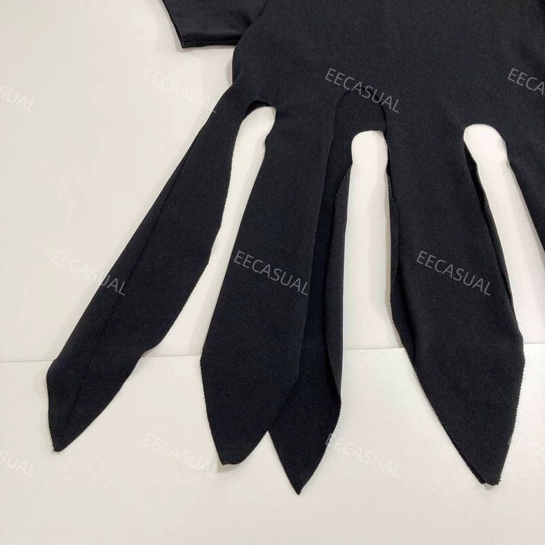 Comme des Garcons Comme Des Garcons Short sleeve T-shirt with black irregula Size S / US 4 / IT 40 - 6 Thumbnail