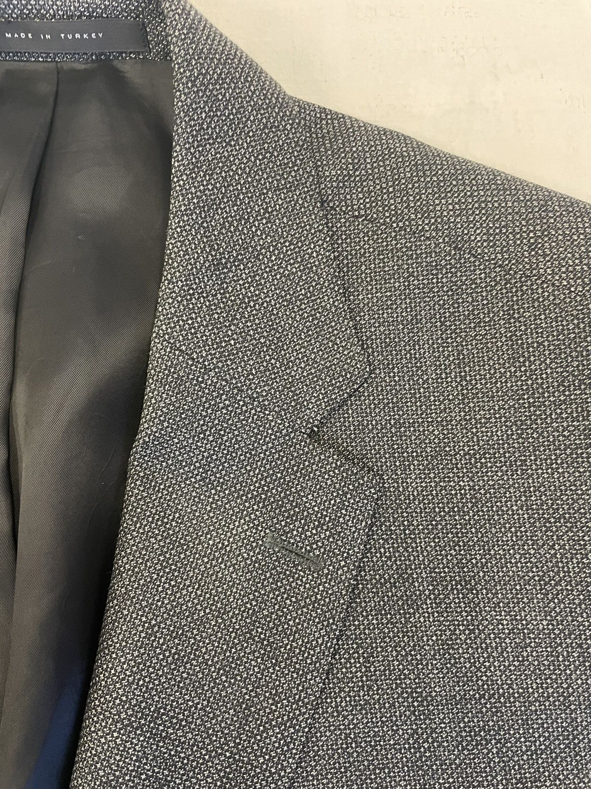 Hugo Boss Marzotto Wool Nailhead Phoenix/Madisen Jacket Size 46R - 3 Thumbnail