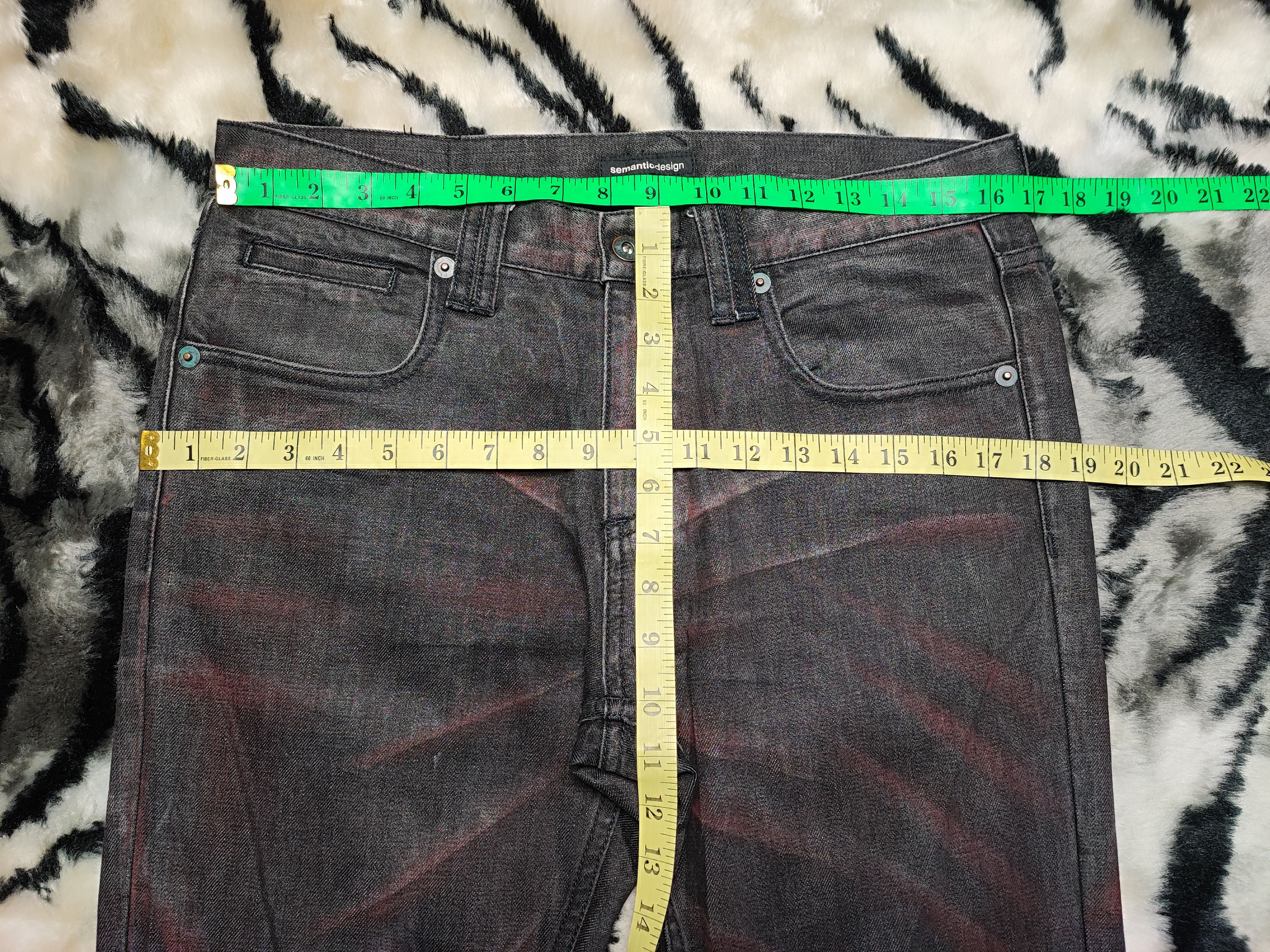 semanticdesign Painted Jeans by Semantic Design Size US 33 - 4 Thumbnail