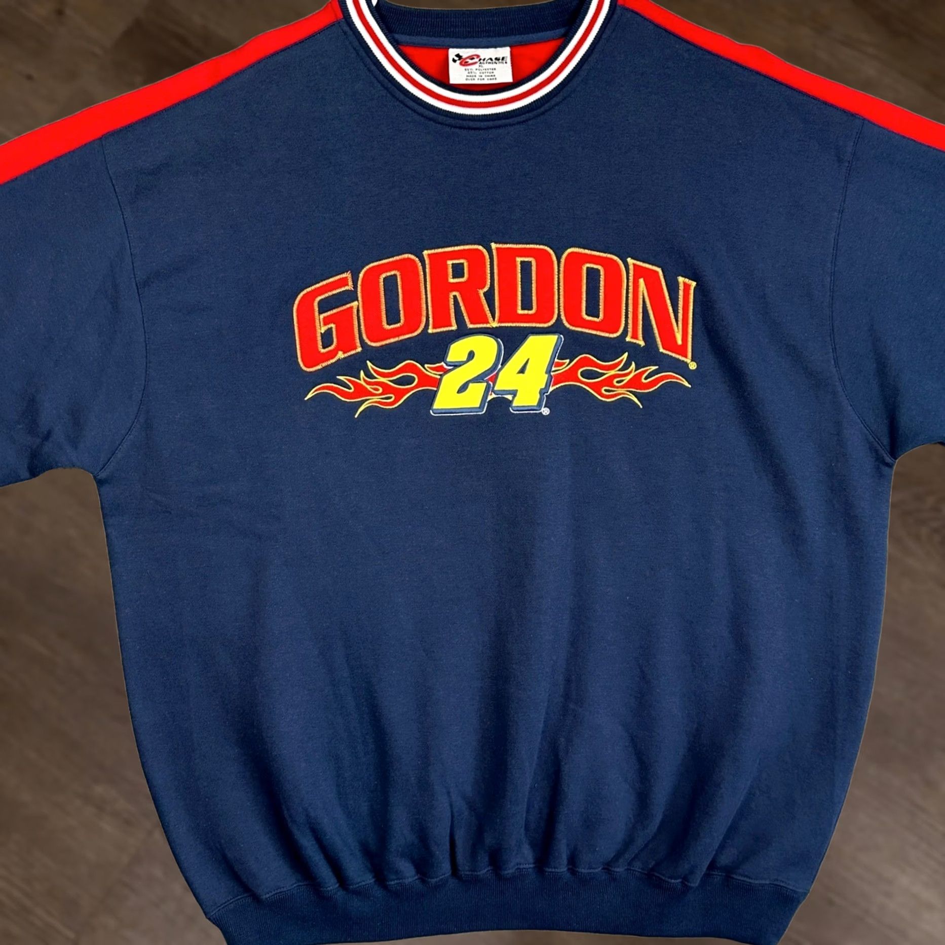 Chase Authentics VINTAGE Chase Authentics Jeff Gordon Sweatshirt Mens XL Blue Crew Neck Pullover Size US XL / EU 56 / 4 - 1 Thumbnail