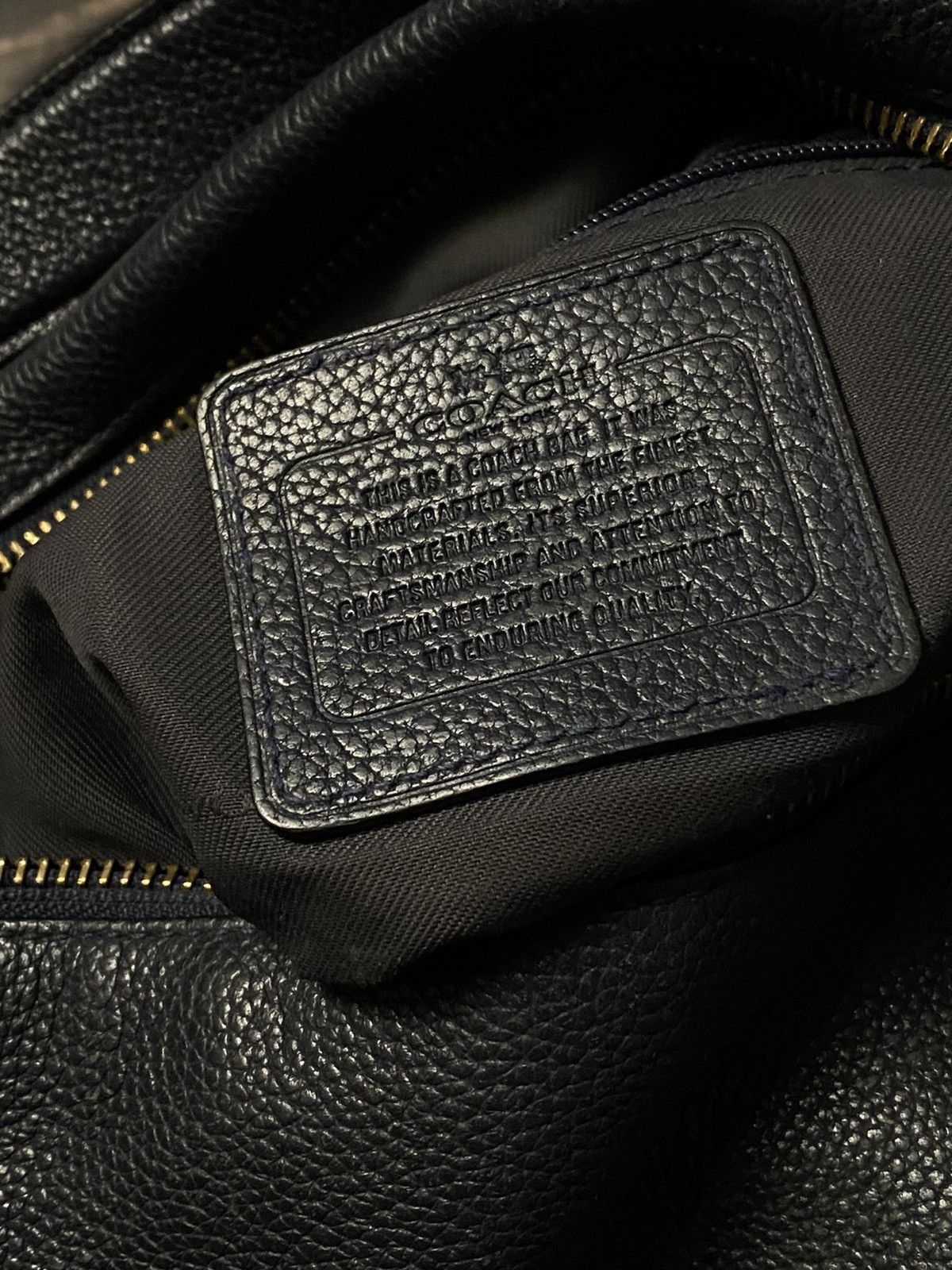 Coach ⚡️COACH LEATHER BAG METAL LOGO Size ONE SIZE - 8 Thumbnail