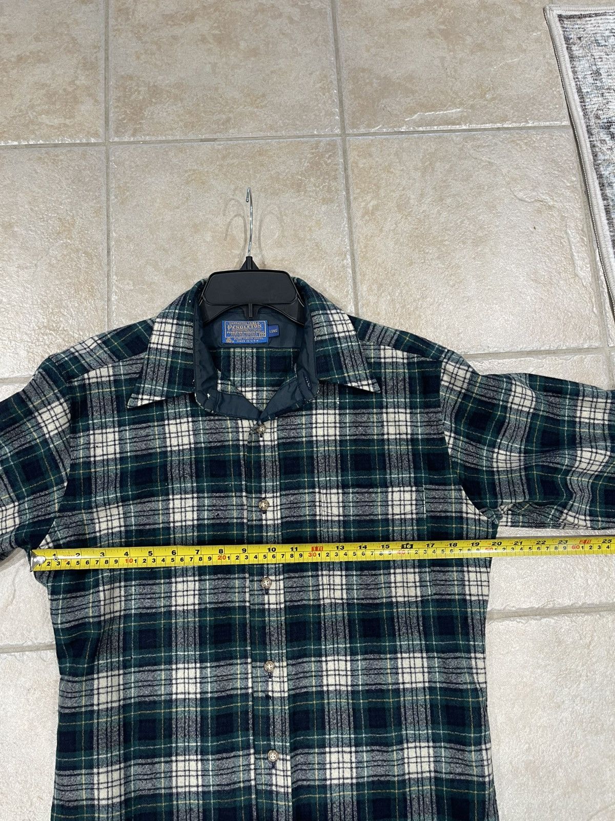 Pendleton VTG 60s 70s Pendleton 100% Virgin Wool Tartan Plaid Shirt Size US M / EU 48-50 / 2 - 6 Thumbnail