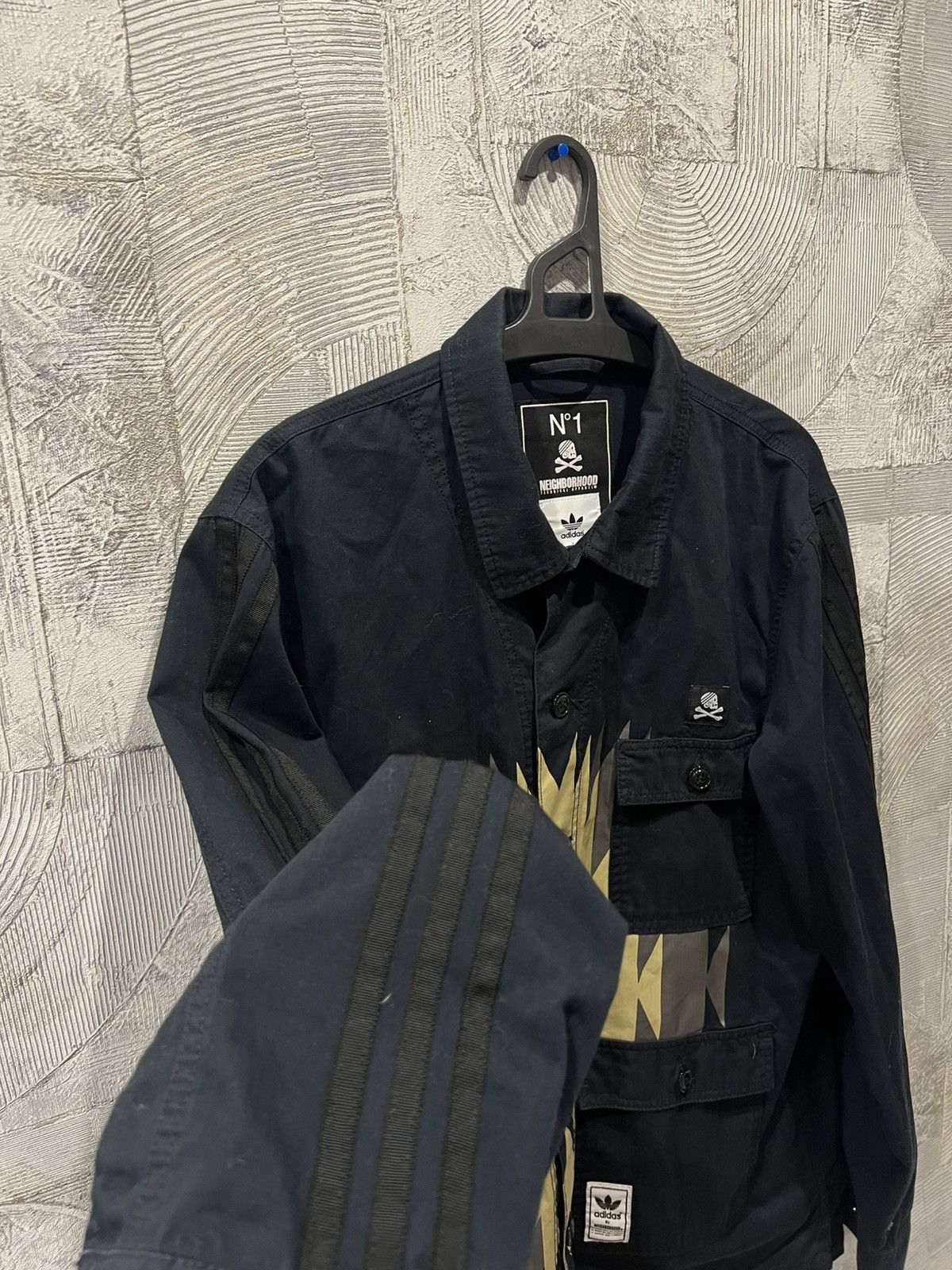 Adidas × Neighborhood Adidas Neighborhood 2014 Light Jacket Shirt Button Up Size US M / EU 48-50 / 2 - 2 Thumbnail